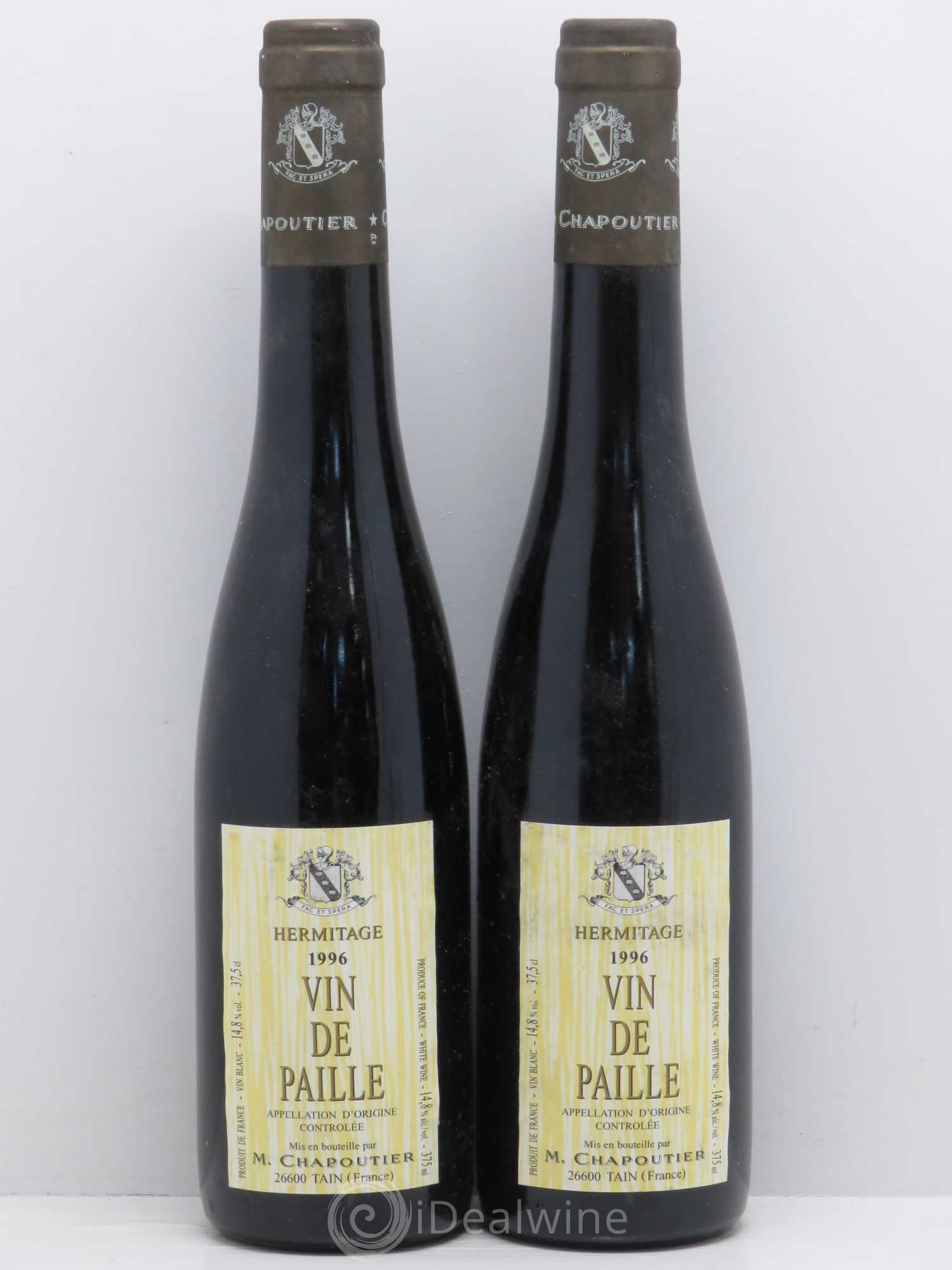 Hermitage Vin de Paille Chapoutier 1995 - Posten von 2 Demi-Flaschen - 0