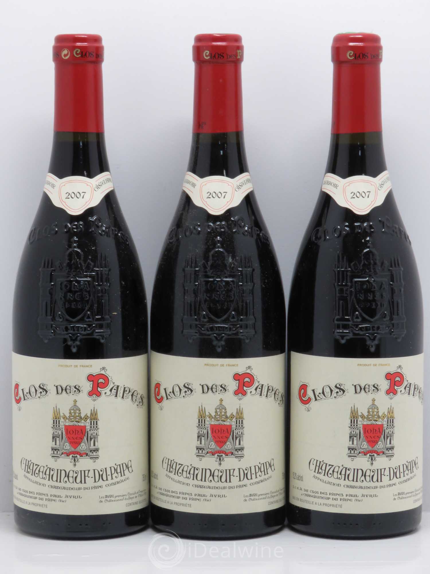 Châteauneuf-du-Pape Clos des Papes - Paul Avril 2007 - Lot de 6 bouteilles - 2
