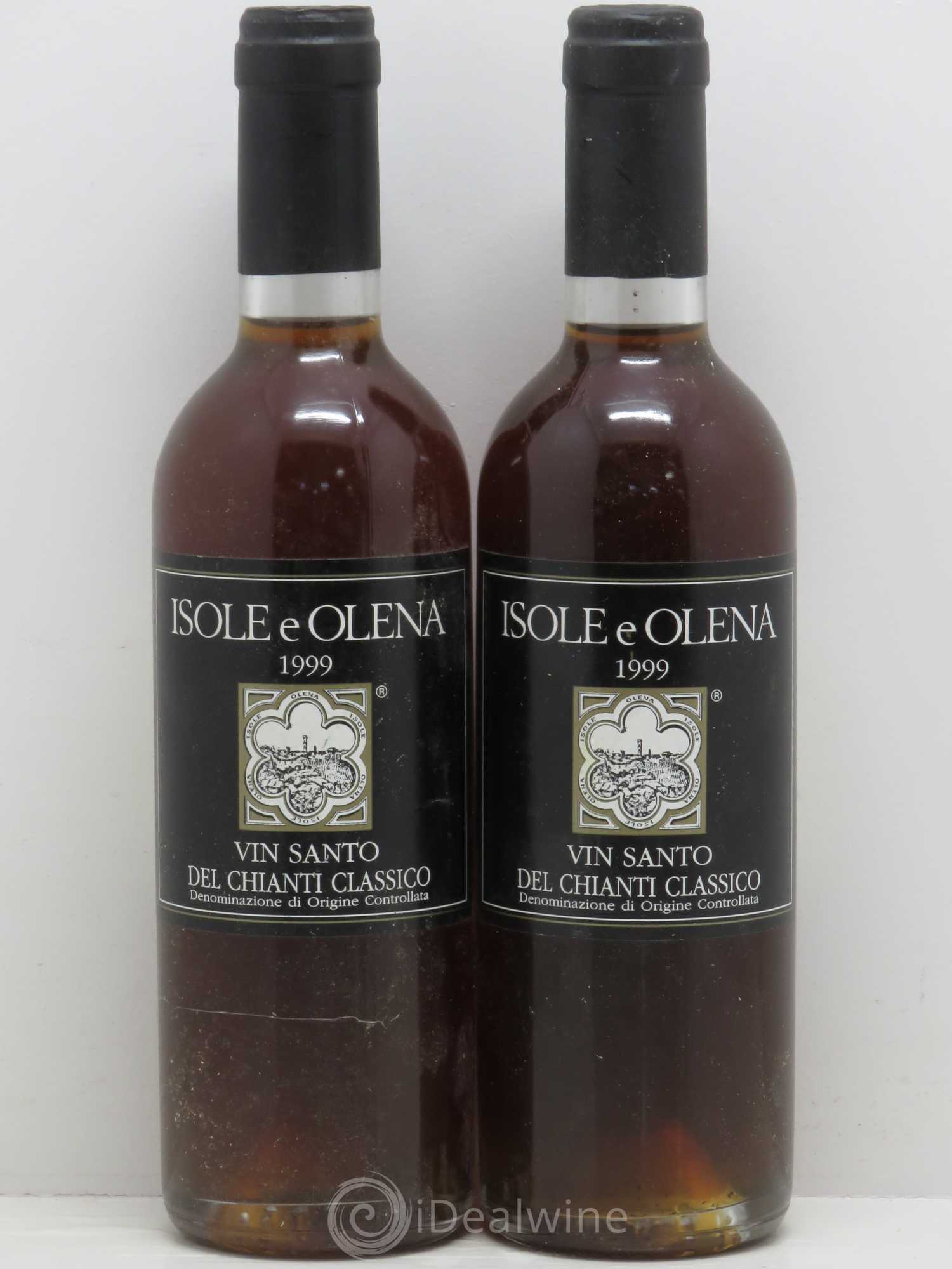 Italie Isole e Olena Vin Santo (sans prix de réserve) 1999 - Posten von 2 Demi-Flaschen - 0