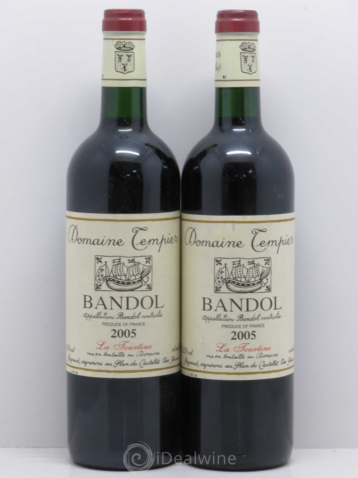 Bandol Domaine Tempier La Tourtine Famille Peyraud 2005 - Lot de 2 bouteilles - 0