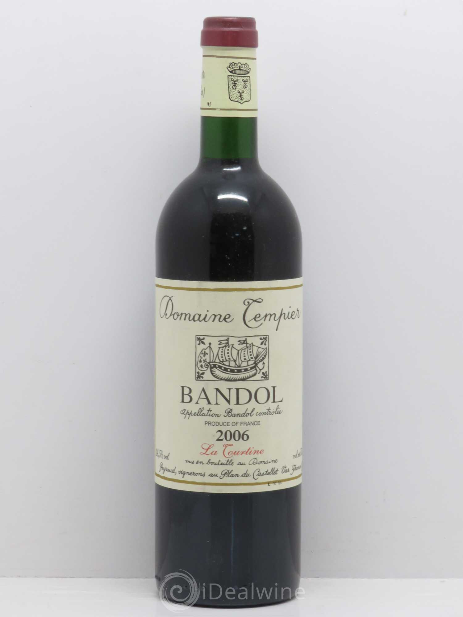 Bandol Domaine Tempier La Tourtine Famille Peyraud 2006 - Lot de 1 bouteille - 0
