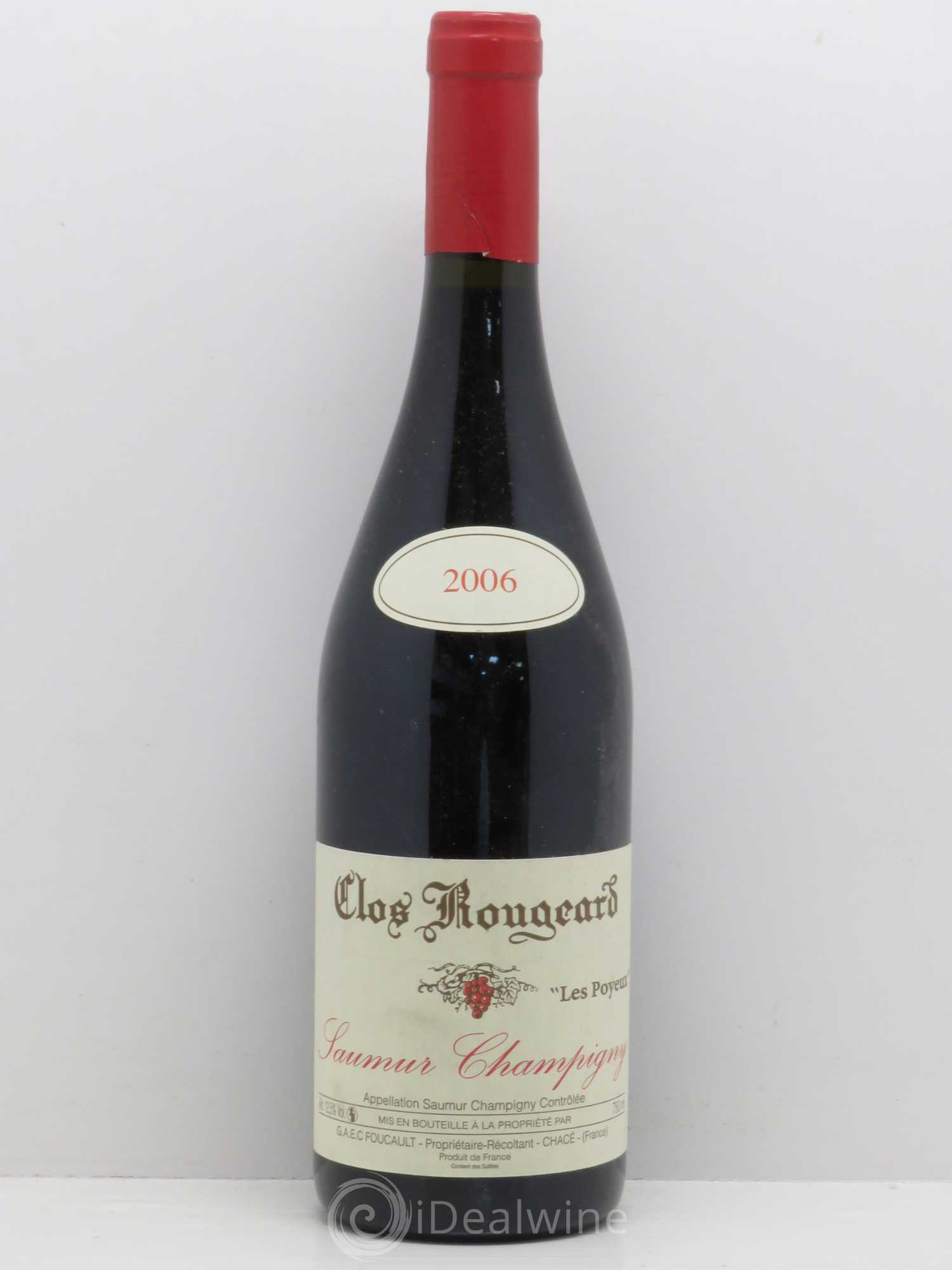 Saumur-Champigny Les Poyeux Clos Rougeard 2006 - Lot de 1 bouteille - 0