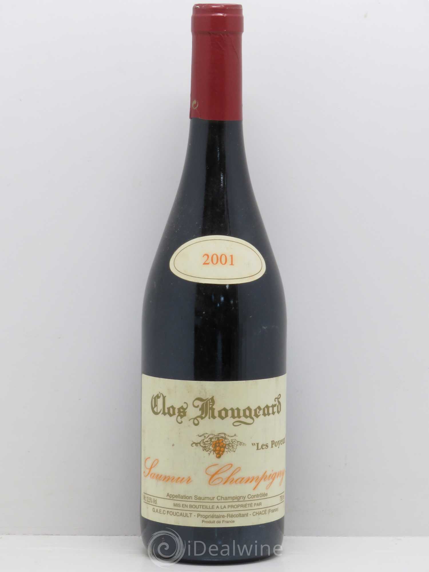 Saumur-Champigny Les Poyeux Clos Rougeard 2001 - Lot de 1 bouteille - 0