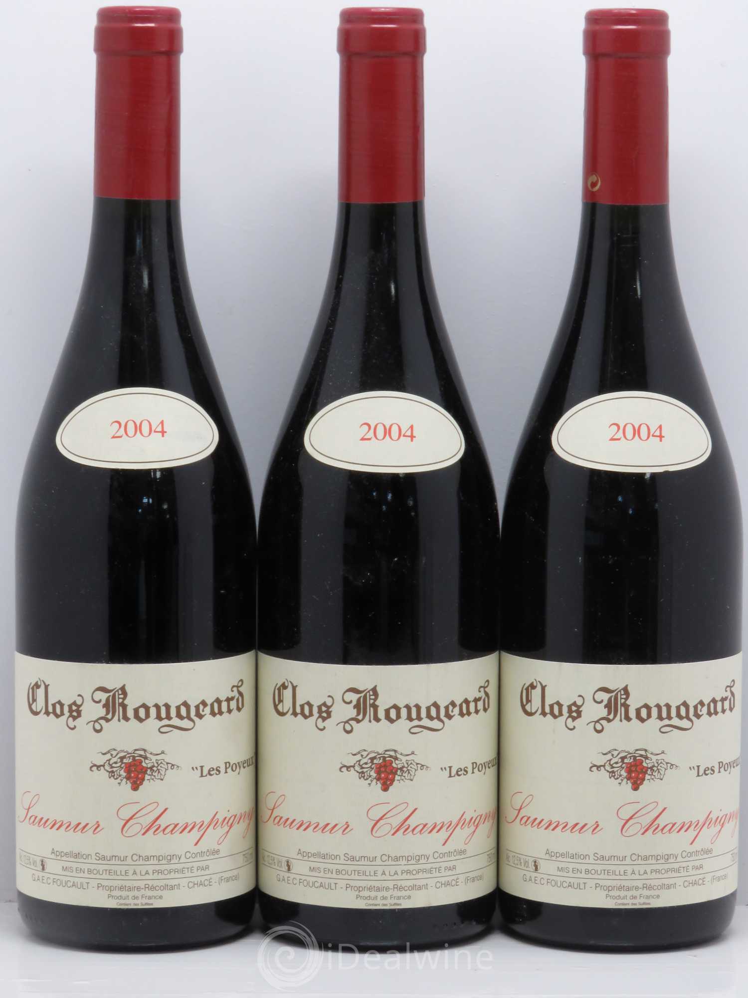 Saumur-Champigny Les Poyeux Clos Rougeard 2004 - Lot de 5 bouteilles - 1