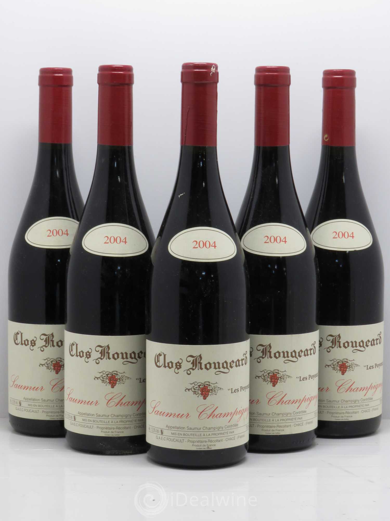 Saumur-Champigny Les Poyeux Clos Rougeard 2004 - Lot de 5 bouteilles - 0