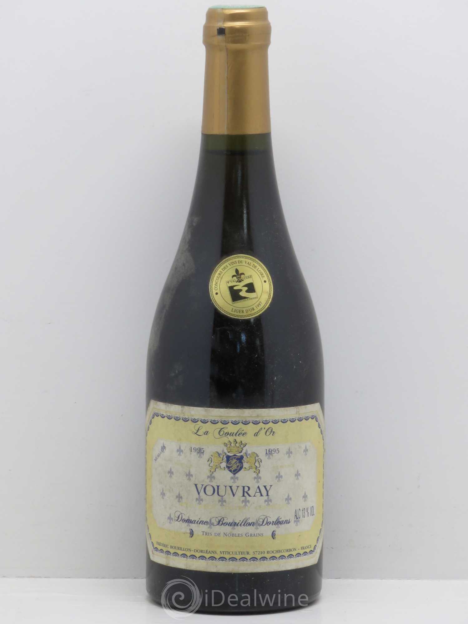 Vouvray Domaine Bourillon D'Orleans Coulee D'Or (50cl) Moelleux 1995 - Posten von 1 Flasche - 0