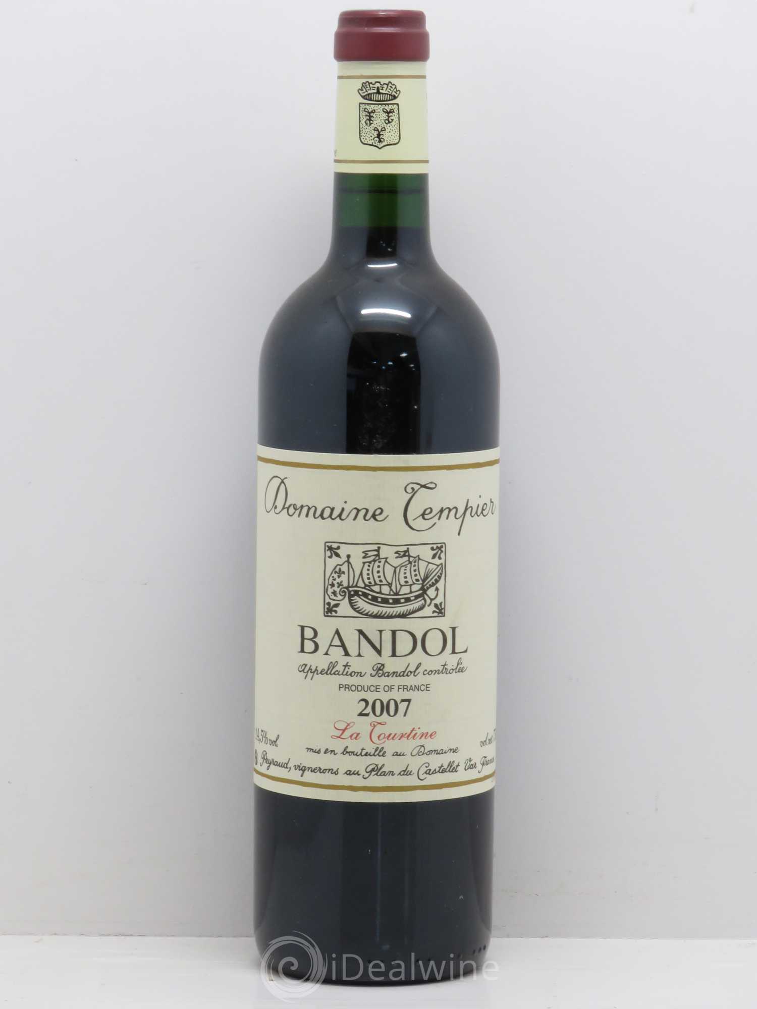 Bandol Domaine Tempier La Tourtine Famille Peyraud 2007 - Lot de 1 bouteille - 0