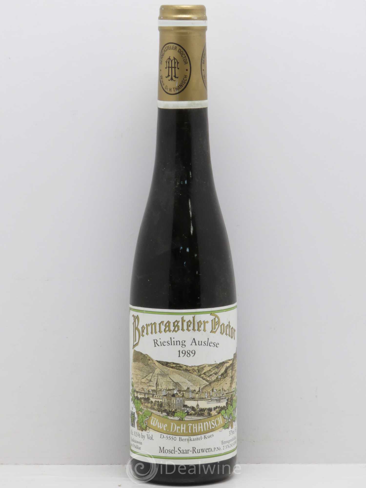 Riesling Thanisch Doctor Auslese 1989 - Posten von 1 Demi-Flasche - 0