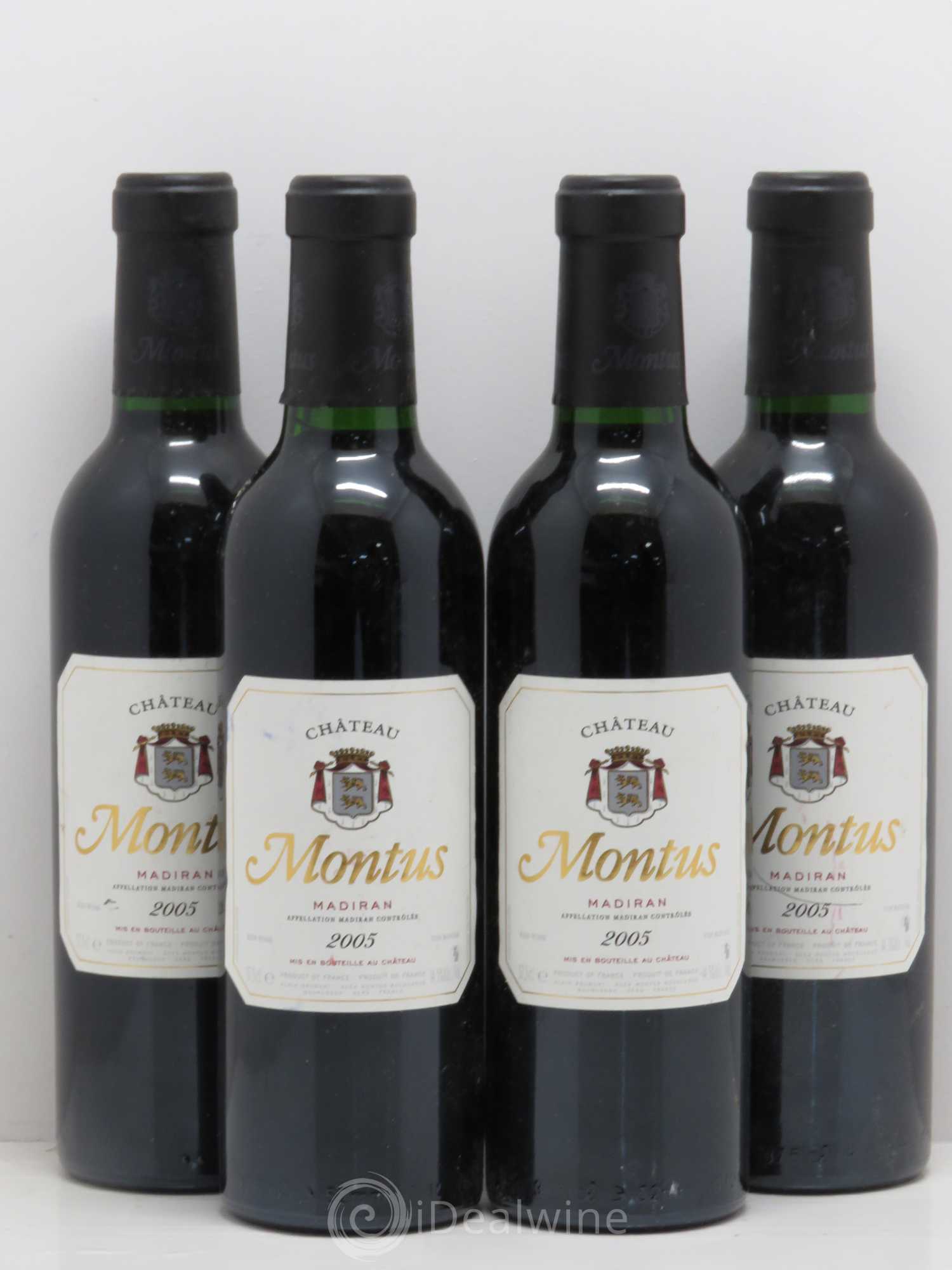 Madiran Château Montus Alain Brumont 2005 - Lot de 4 demi bouteilles - 0