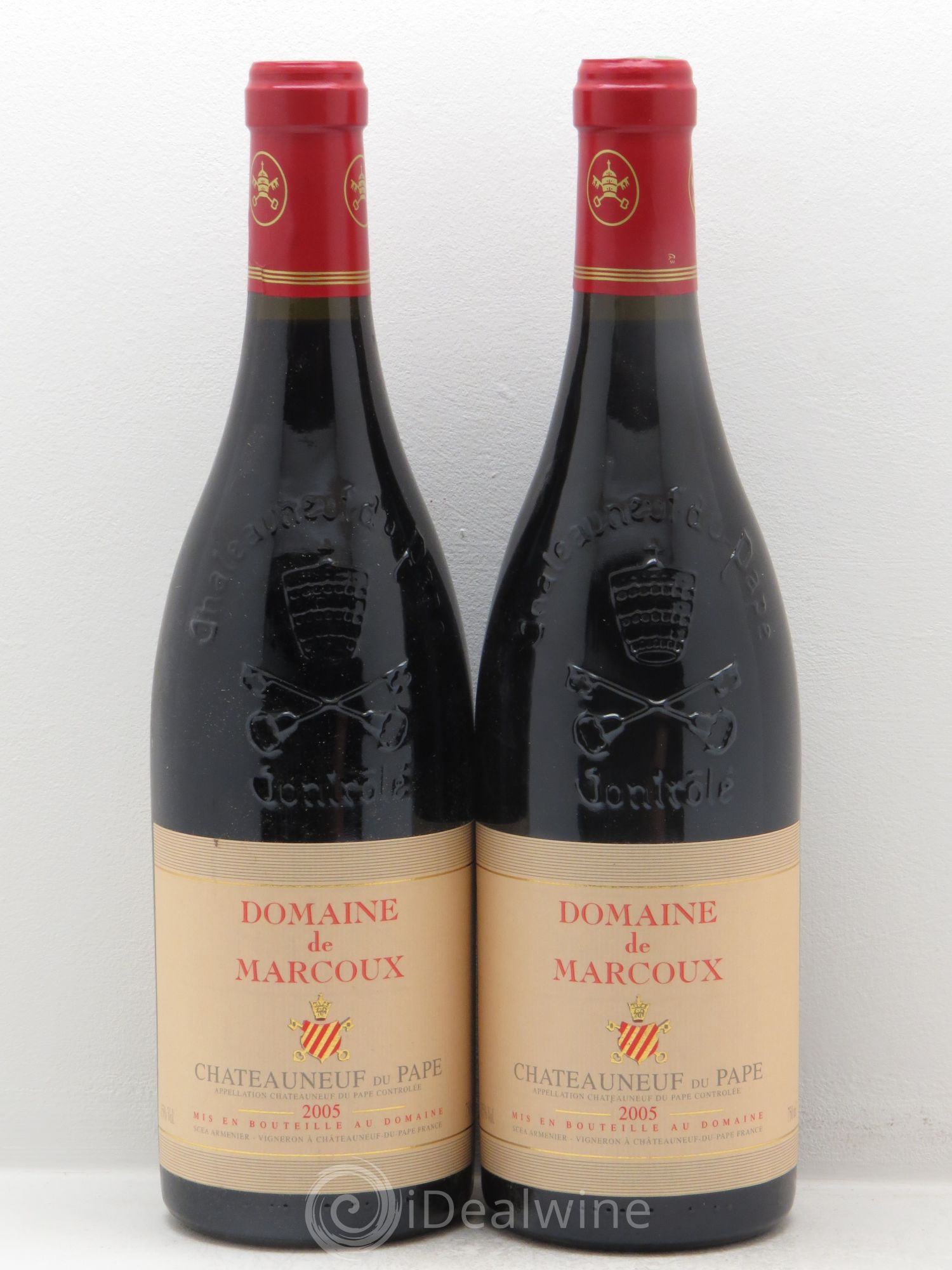 Châteauneuf-du-Pape Marcoux (Domaine de) 2005 - Lot de 2 bouteilles - 0
