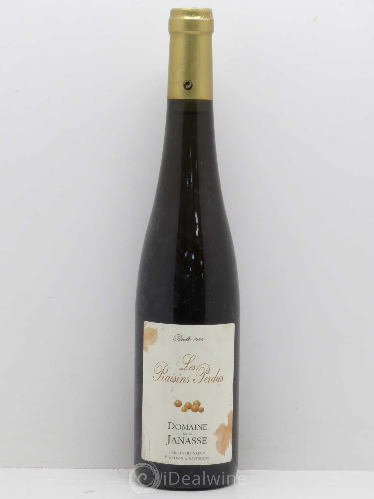 Vin de Table La Janasse (Domaine de) Les Raisins Perdus Aimé Sabon 50cl 1996 - Lot de 1 fillette - 0
