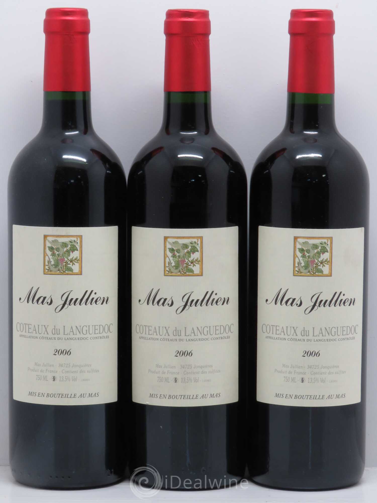 Terrasses du Larzac Mas Jullien Olivier Jullien 2006 - Lotto di 6 bottiglie - 2