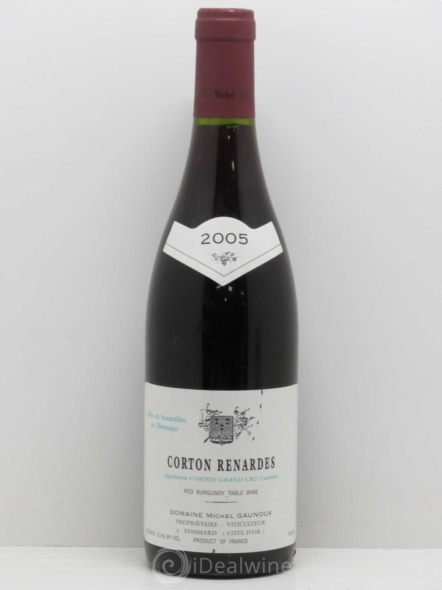 Corton Grand Cru Renardes Michel Gaunoux 2005 - Lot de 1 bouteille - 0