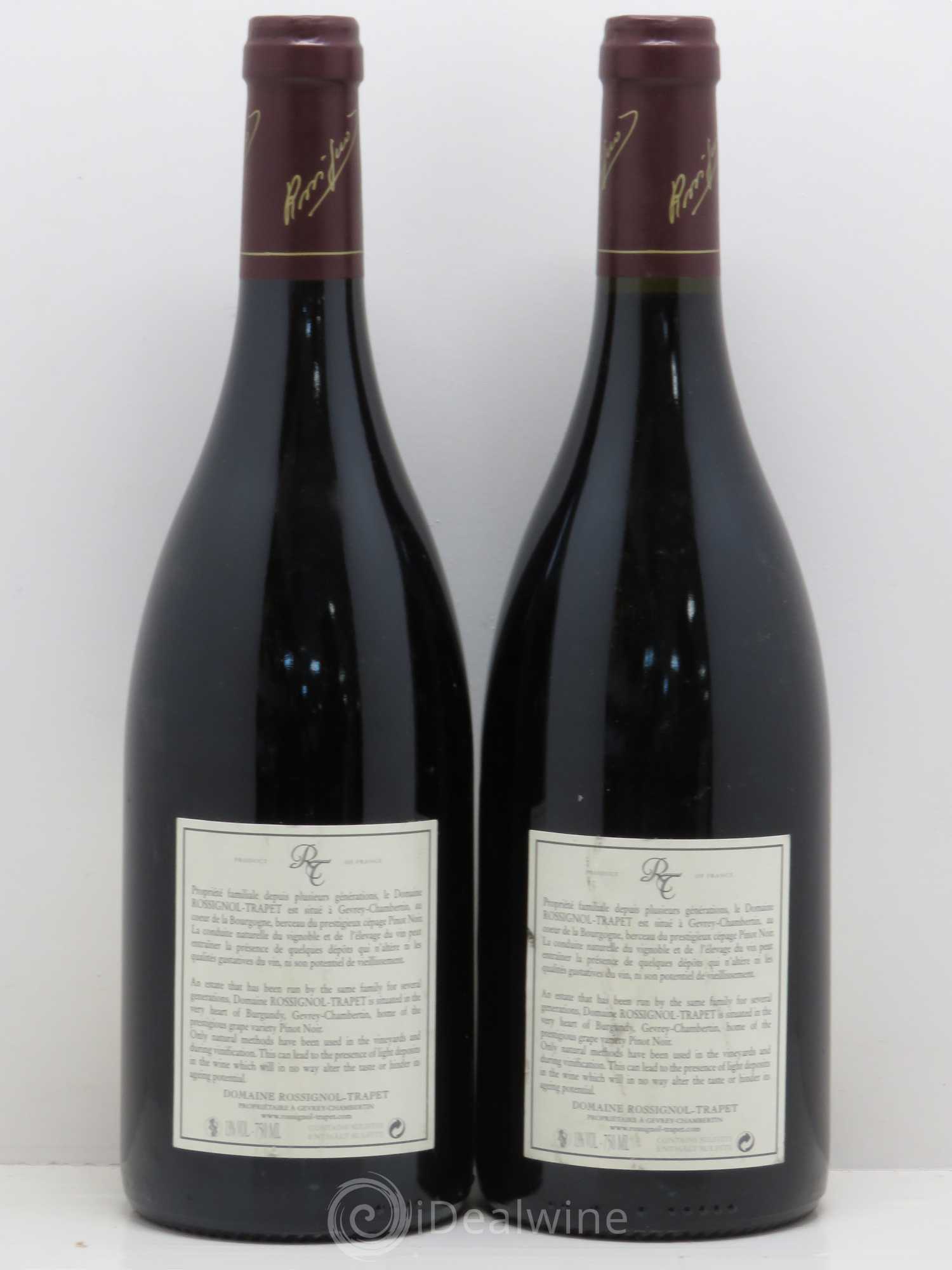 Chambertin Grand Cru Rossignol-Trapet (Domaine) 2005 - Lot de 2 bouteilles - 1