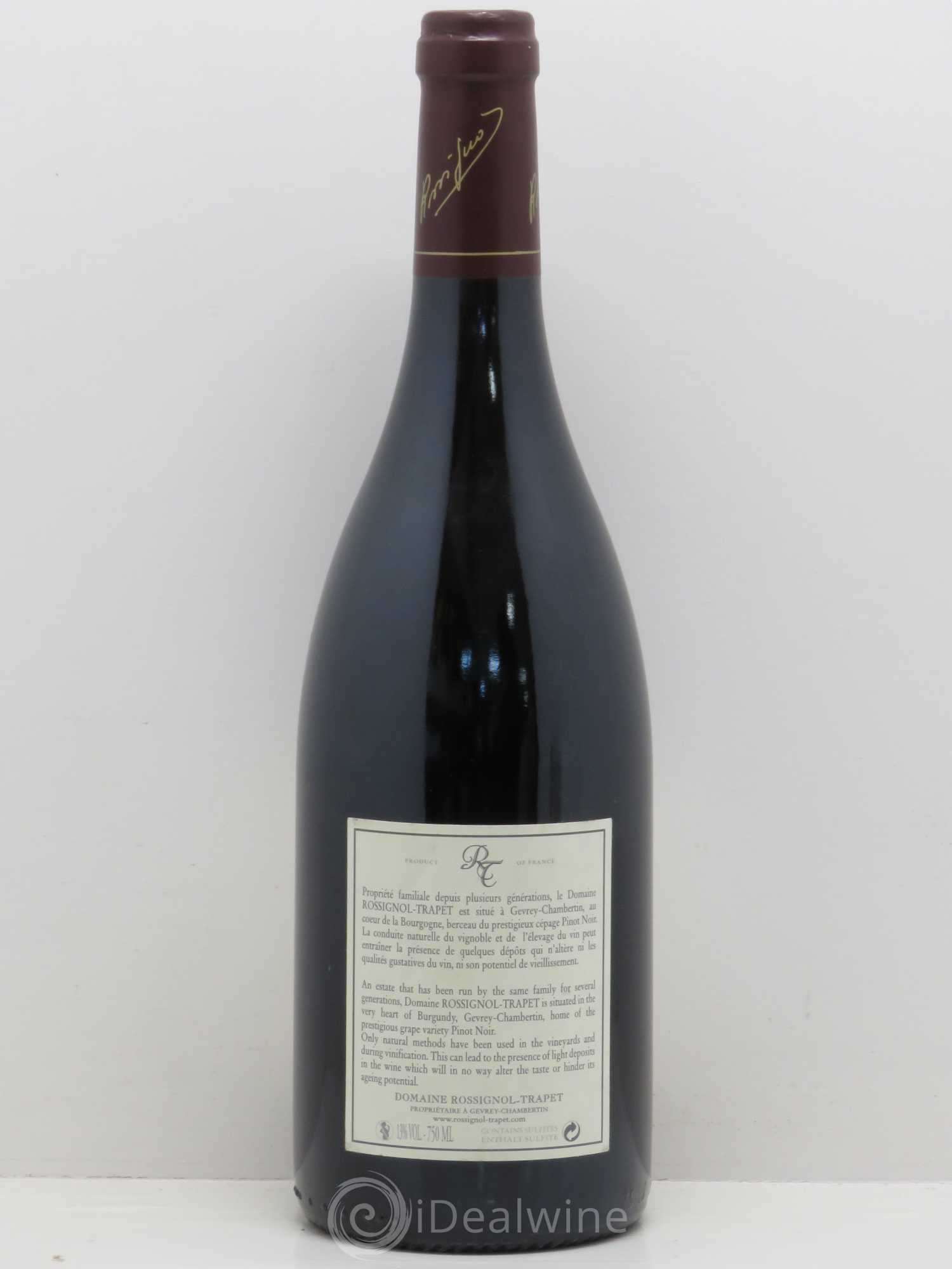 Chambertin Grand Cru Rossignol-Trapet (Domaine) 2005 - Lot de 1 bouteille - 1