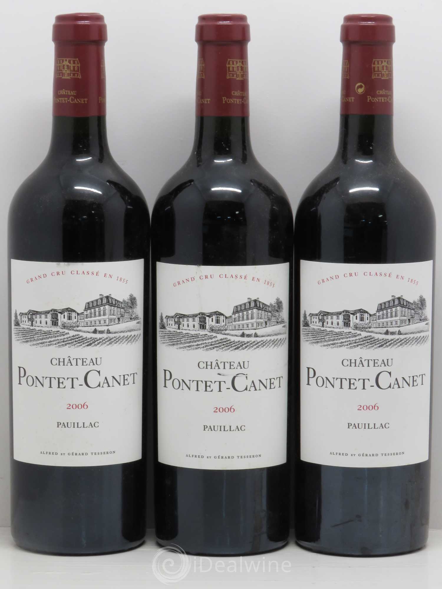 Château Pontet Canet 5ème Grand Cru Classé 2006 - Lot de 6 bouteilles - 1
