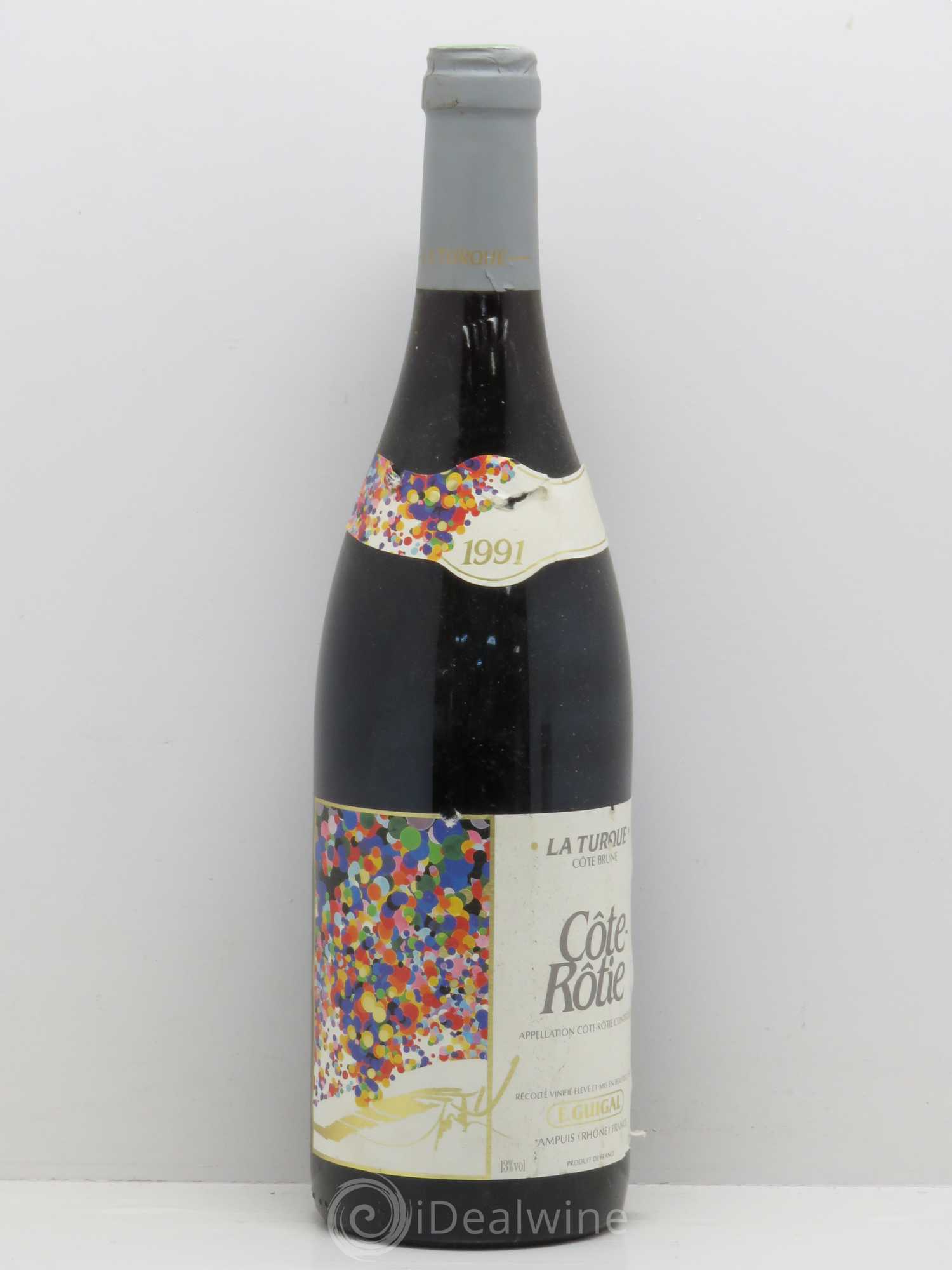 Côte-Rôtie La Turque Guigal 1991 - Lot de 1 bouteille - 0