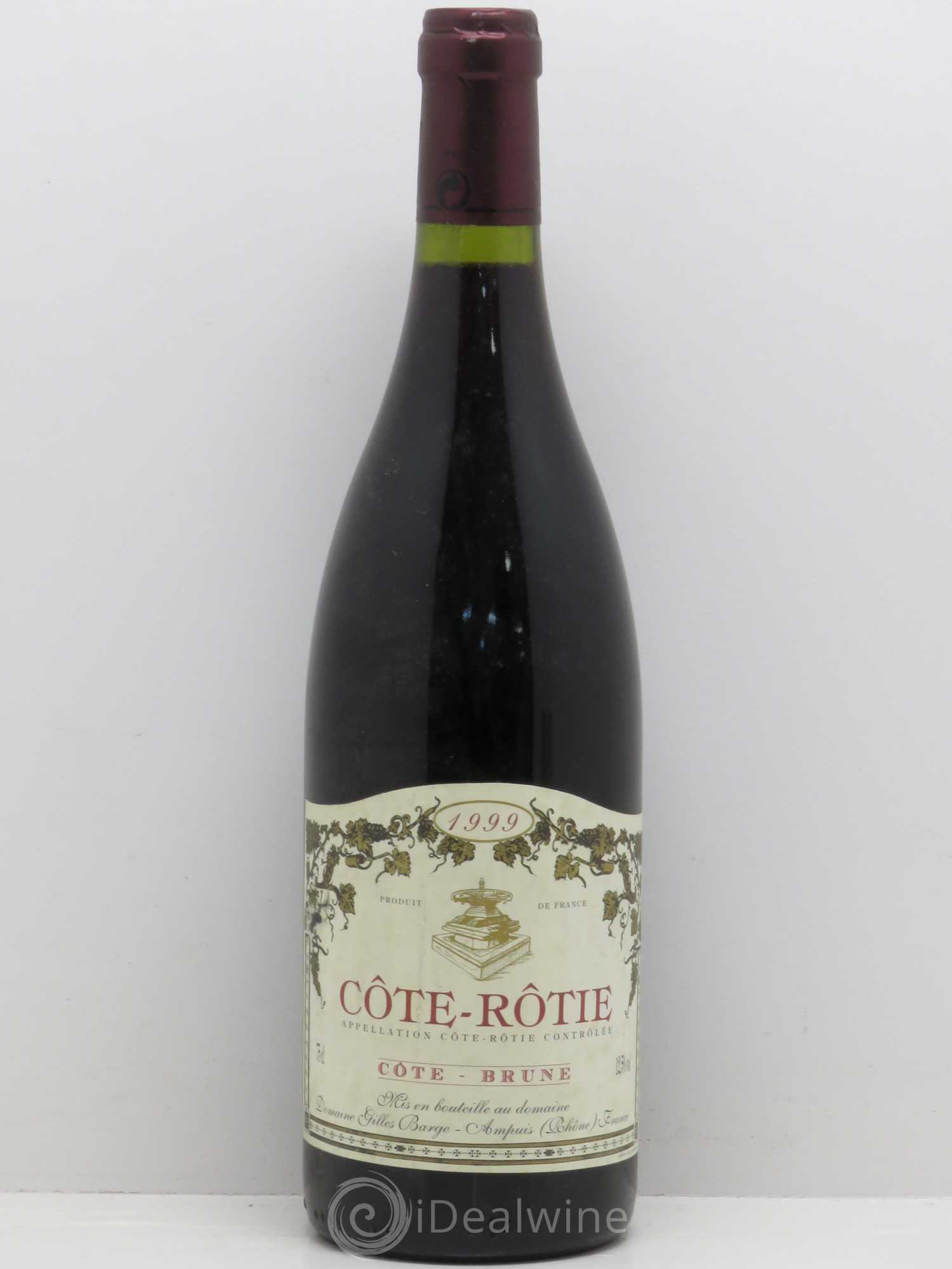 Côte-Rôtie Côte Brune - Domaine Barge 1999 - Posten von 1 Flasche - 0