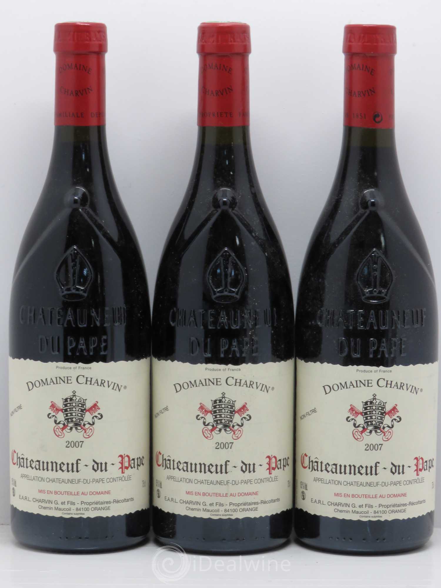 Châteauneuf-du-Pape Charvin (Domaine) 2007 - Lot de 6 bouteilles - 2