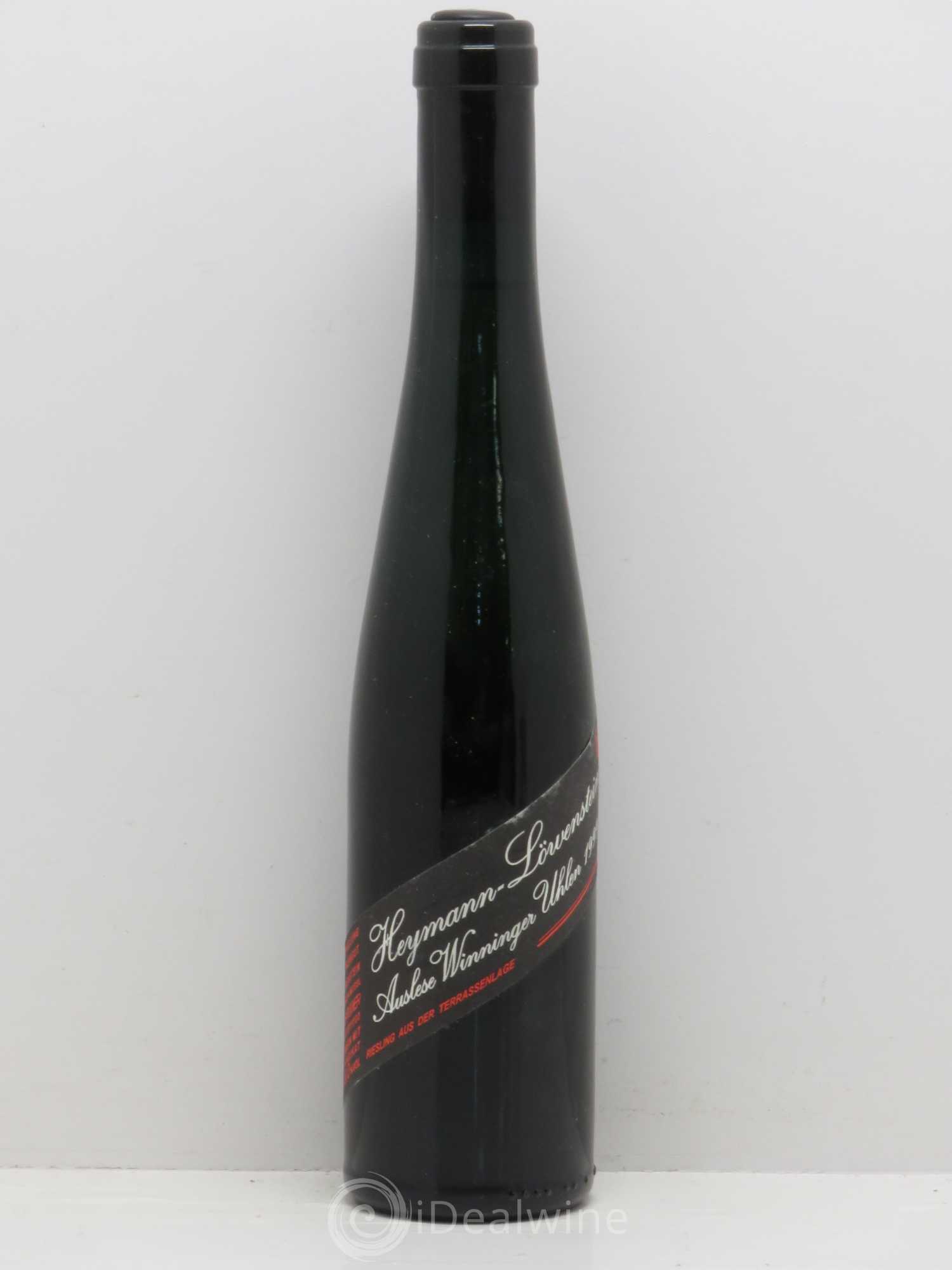 Allemagne Mosel-Saar Heymann Lowenstein Winniger Uhlen (sans prix de réserve) 1999 - Posten von 1 Demi-Flasche - 0
