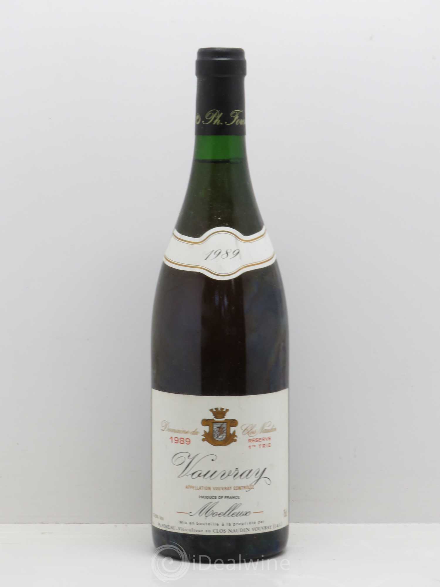 Vouvray Moelleux Réserve Clos Naudin - Philippe Foreau 1ère Trie 1989 - Lotto di 1 bottiglia - 0