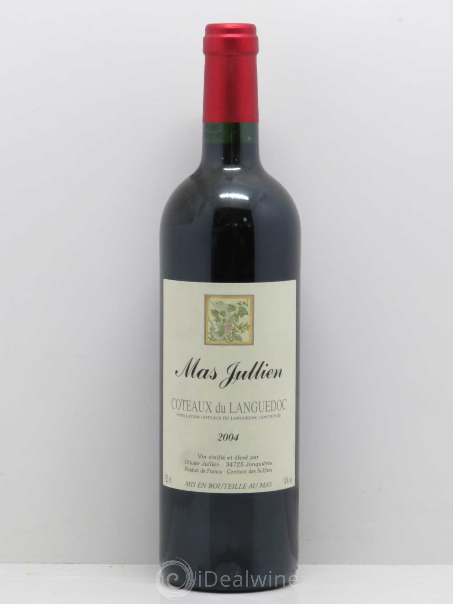 Terrasses du Larzac Mas Jullien Olivier Jullien 2004 - Lot de 1 bouteille - 0