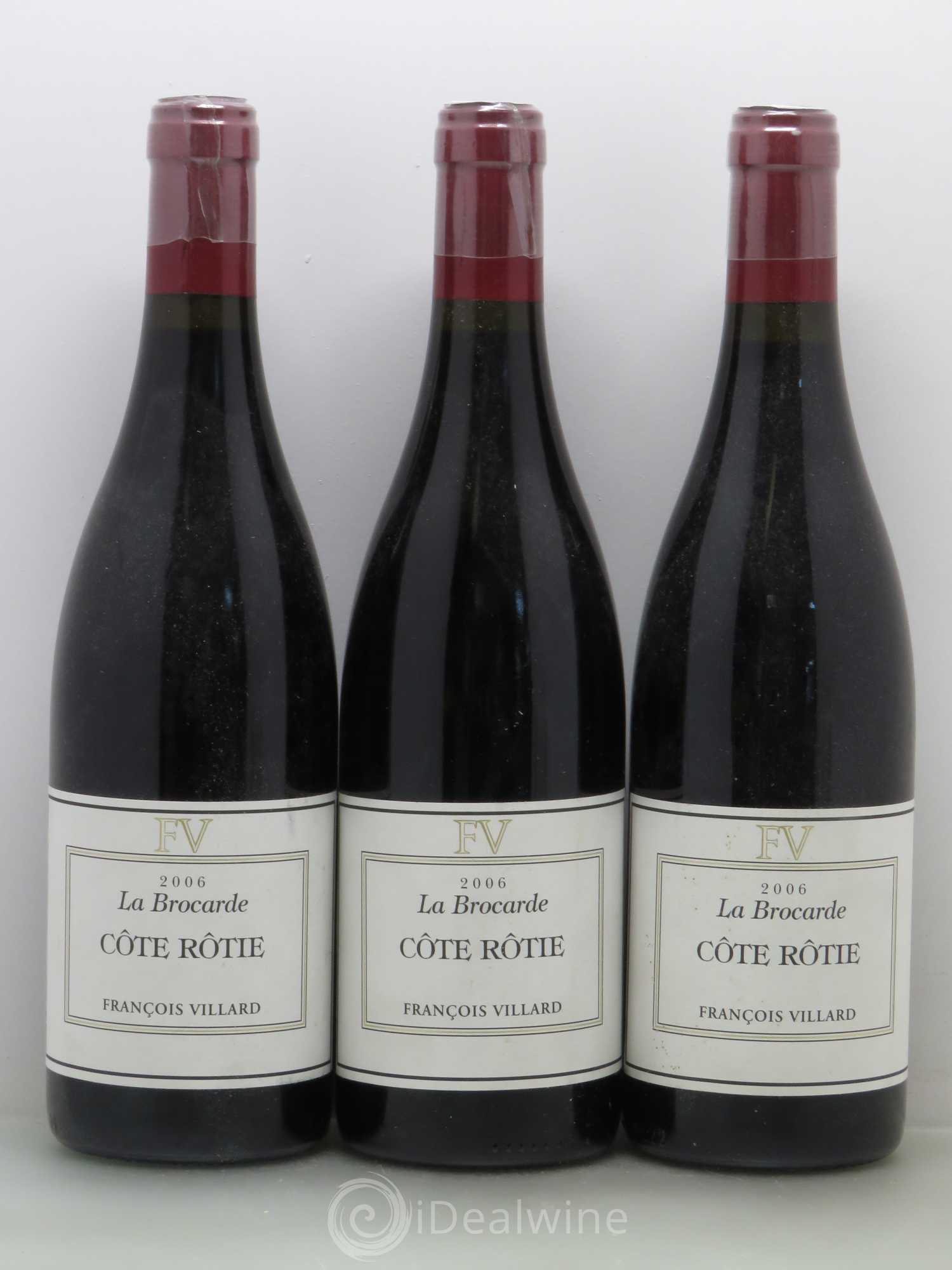 Côte-Rôtie La Brocarde François Villard 2006 - Lot de 3 bouteilles - 0