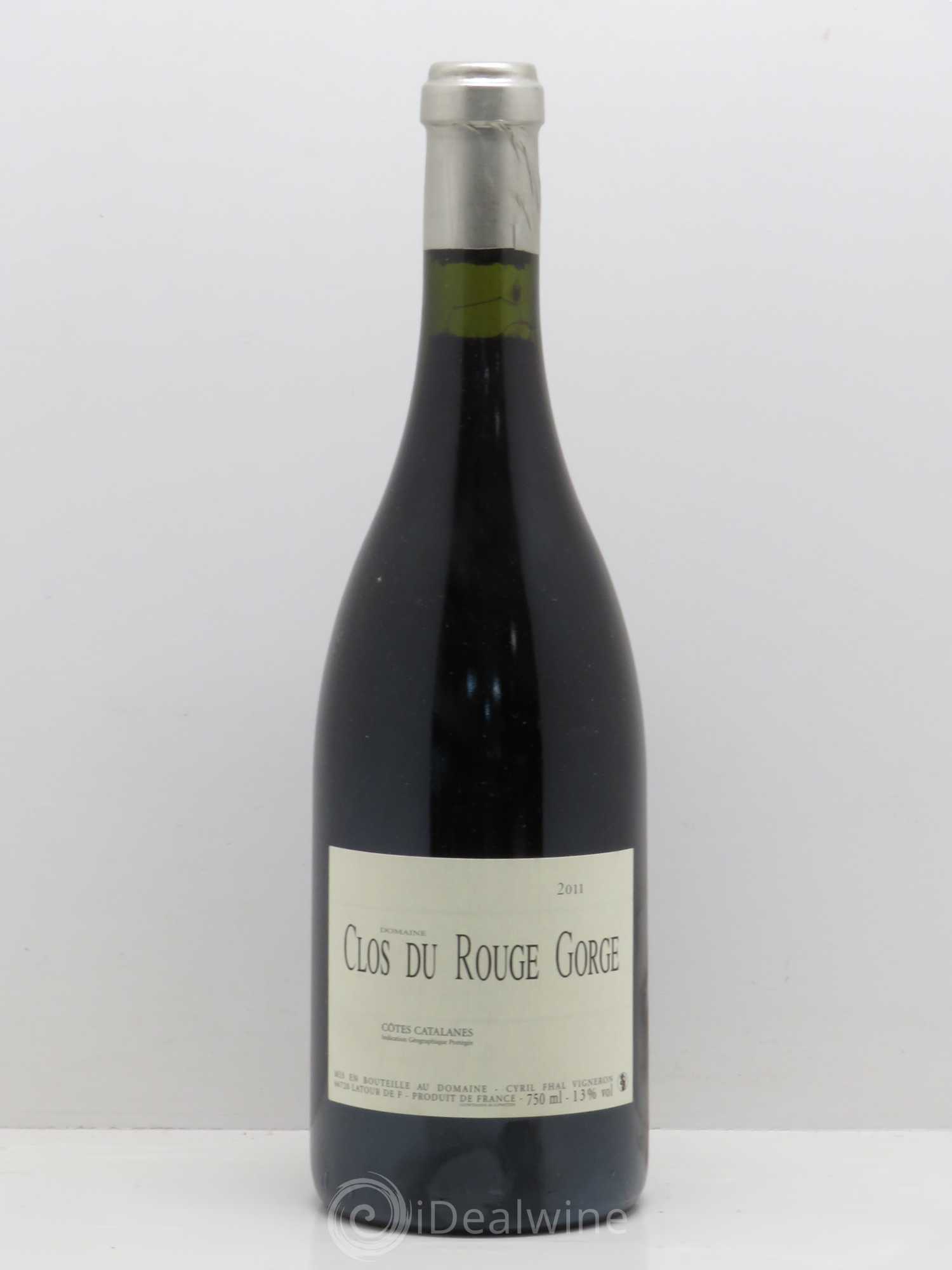 Côtes Catalanes (VDP des Côtes Catalanes) Clos du Rouge Gorge 2011 - Lot de 1 bouteille - 0