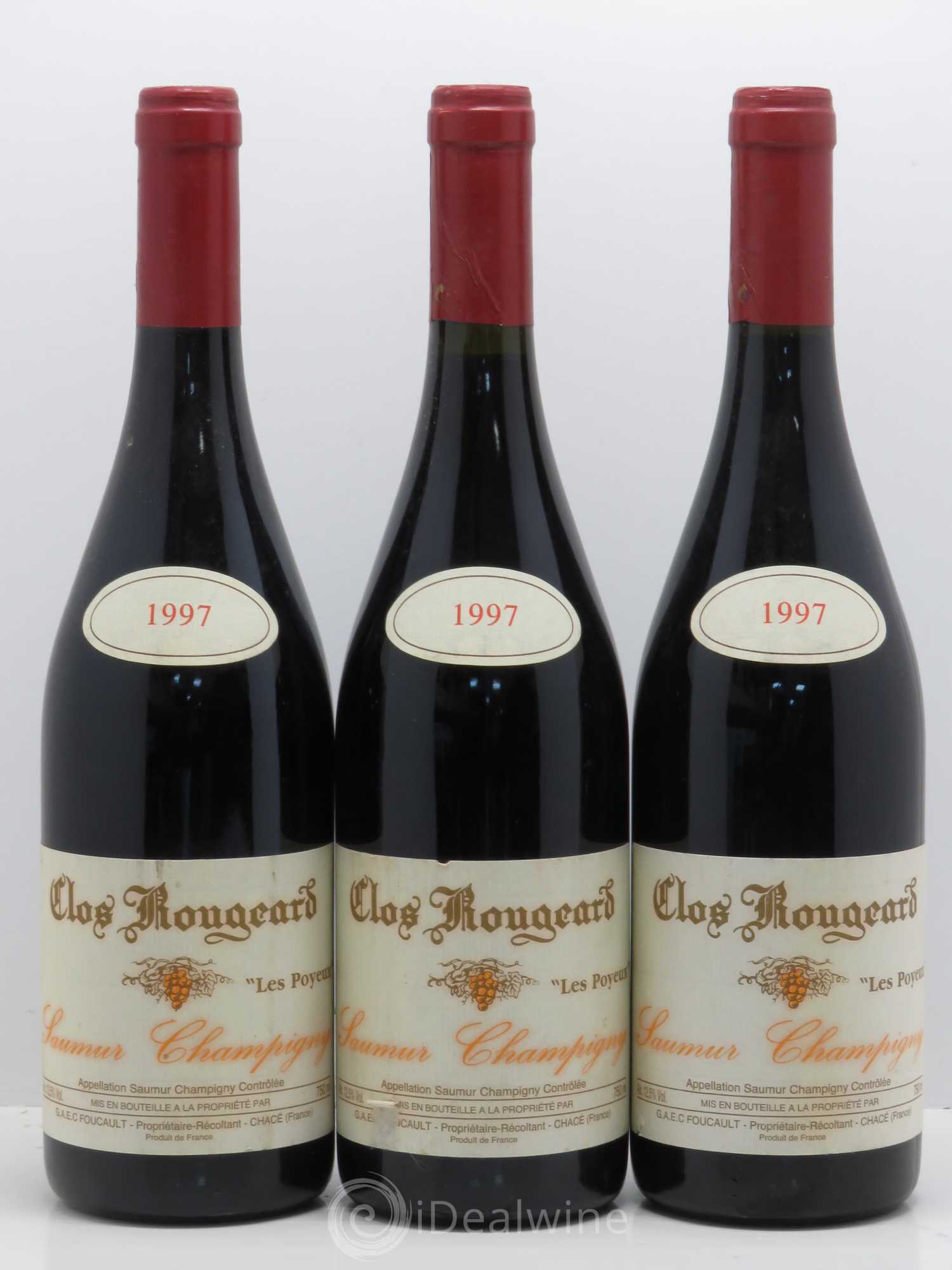 Saumur-Champigny Les Poyeux Clos Rougeard 1997 - Lot de 3 bouteilles - 0