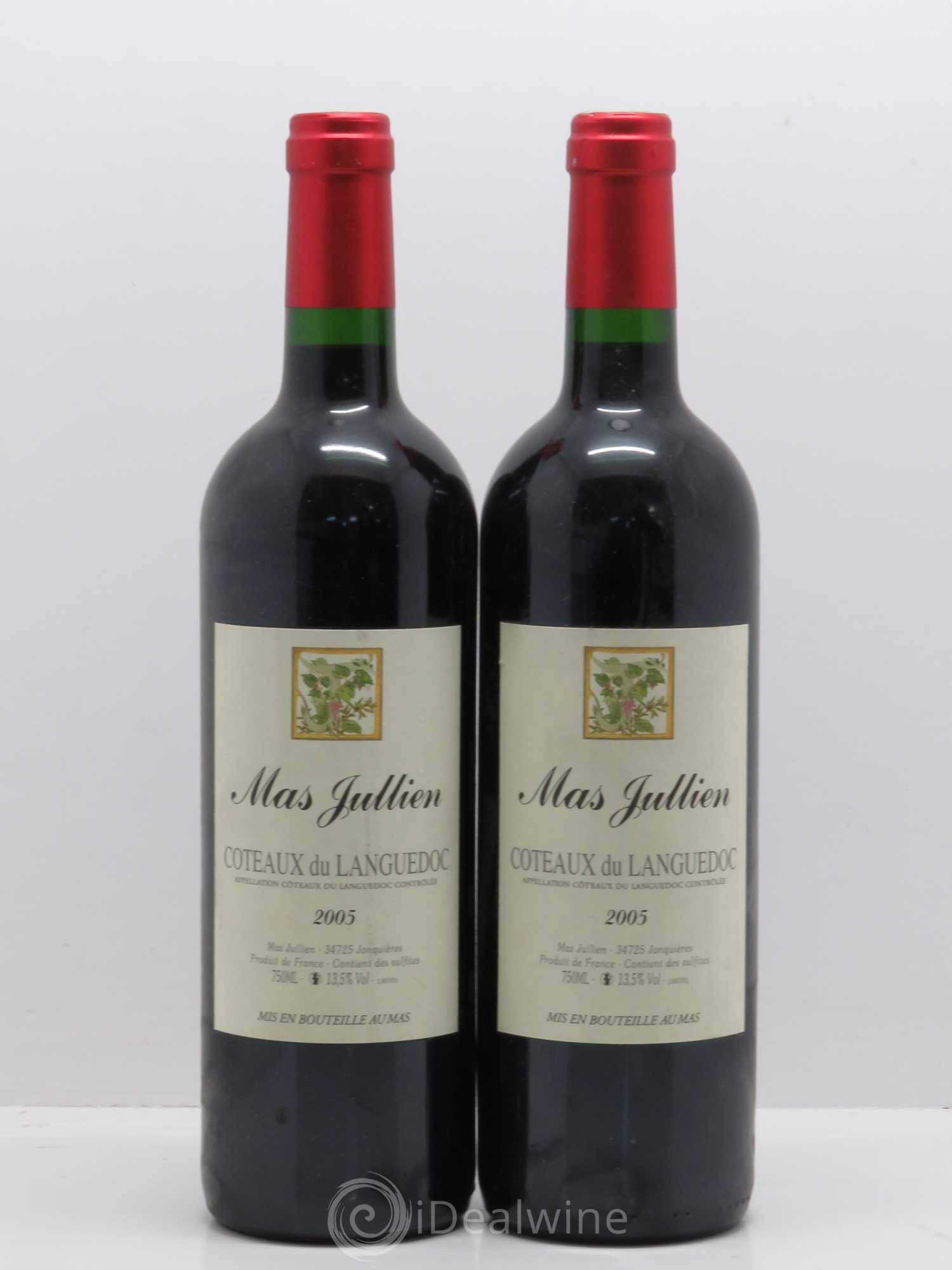 Terrasses du Larzac Mas Jullien Olivier Jullien 2005 - Lot de 2 bouteilles - 0