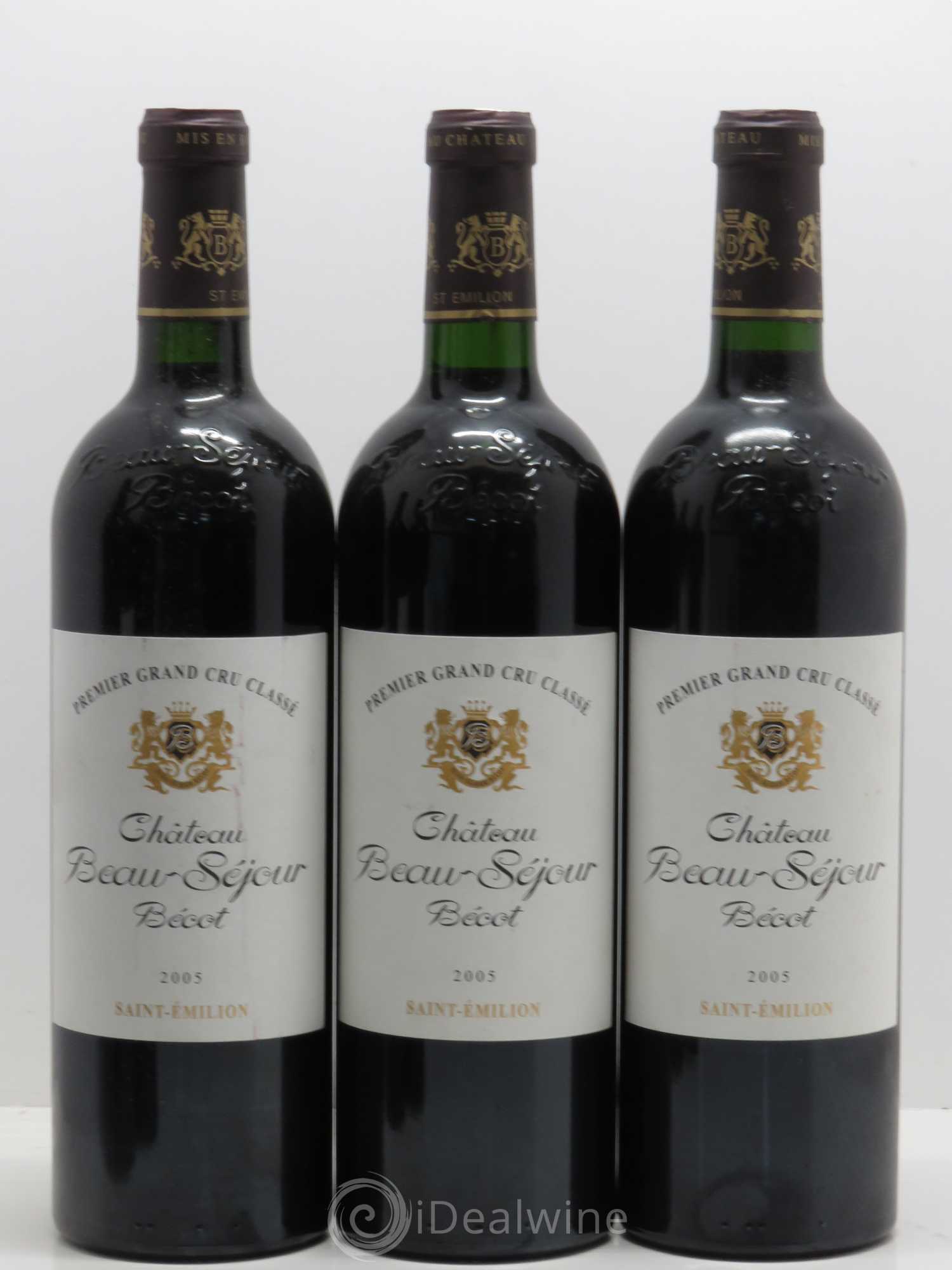 Château Beau-Séjour Bécot 1er Grand Cru Classé B 2005 - Lot de 5 bouteilles - 1