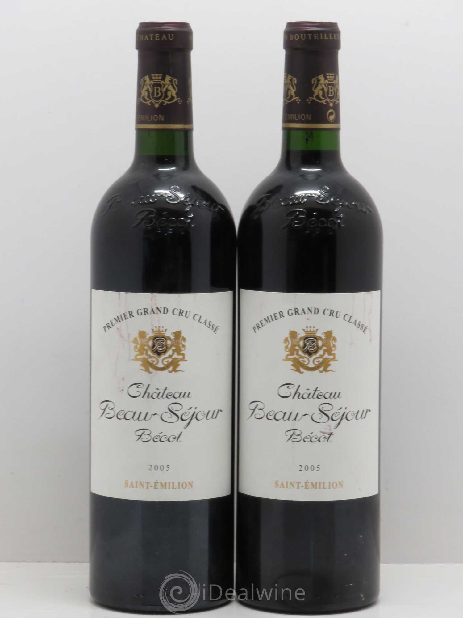 Château Beau-Séjour Bécot 1er Grand Cru Classé B 2005 - Lot de 5 bouteilles - 2