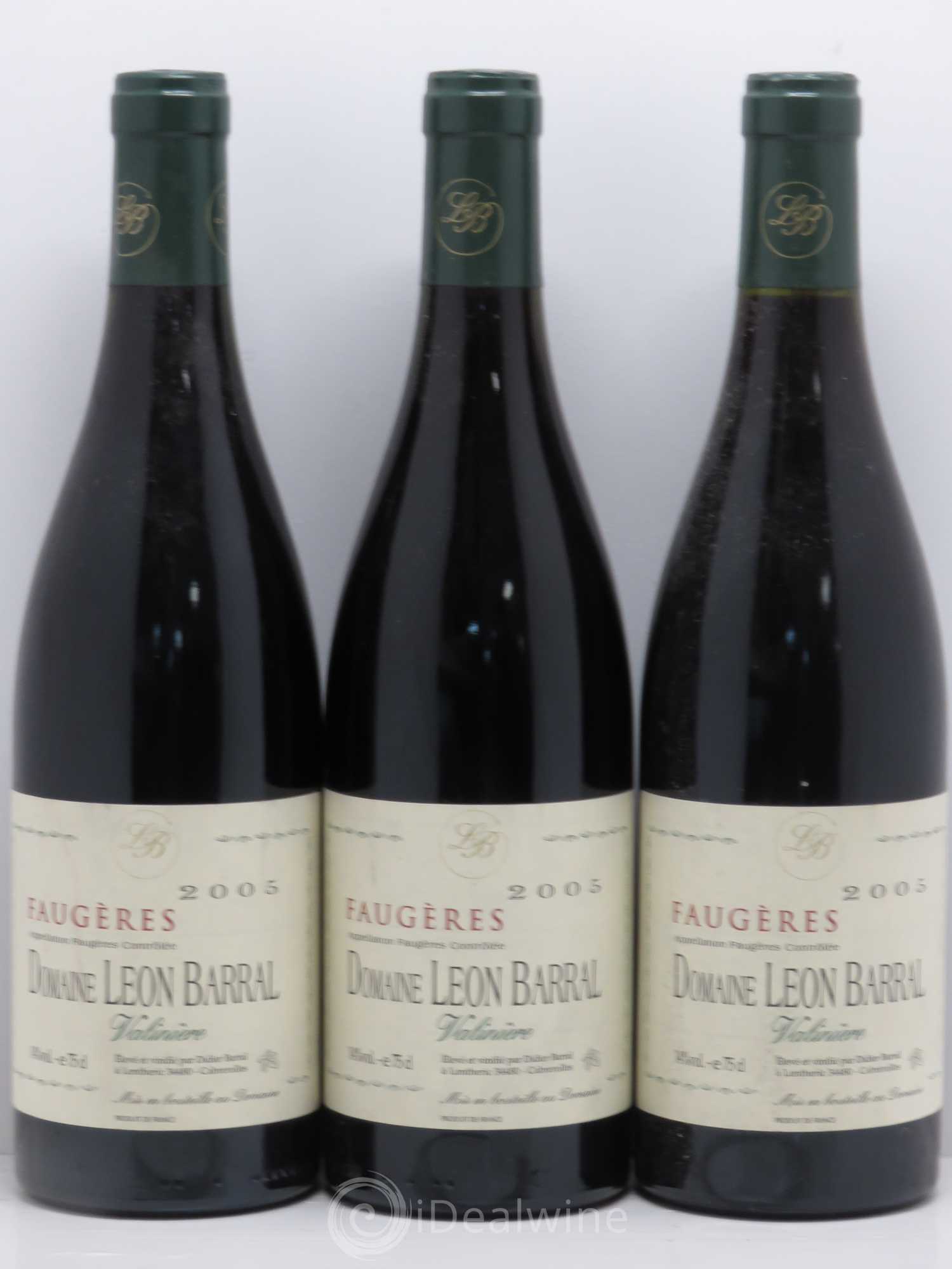 Faugères Valinière Domaine Léon Barral 2005 - Lot de 3 bouteilles - 0