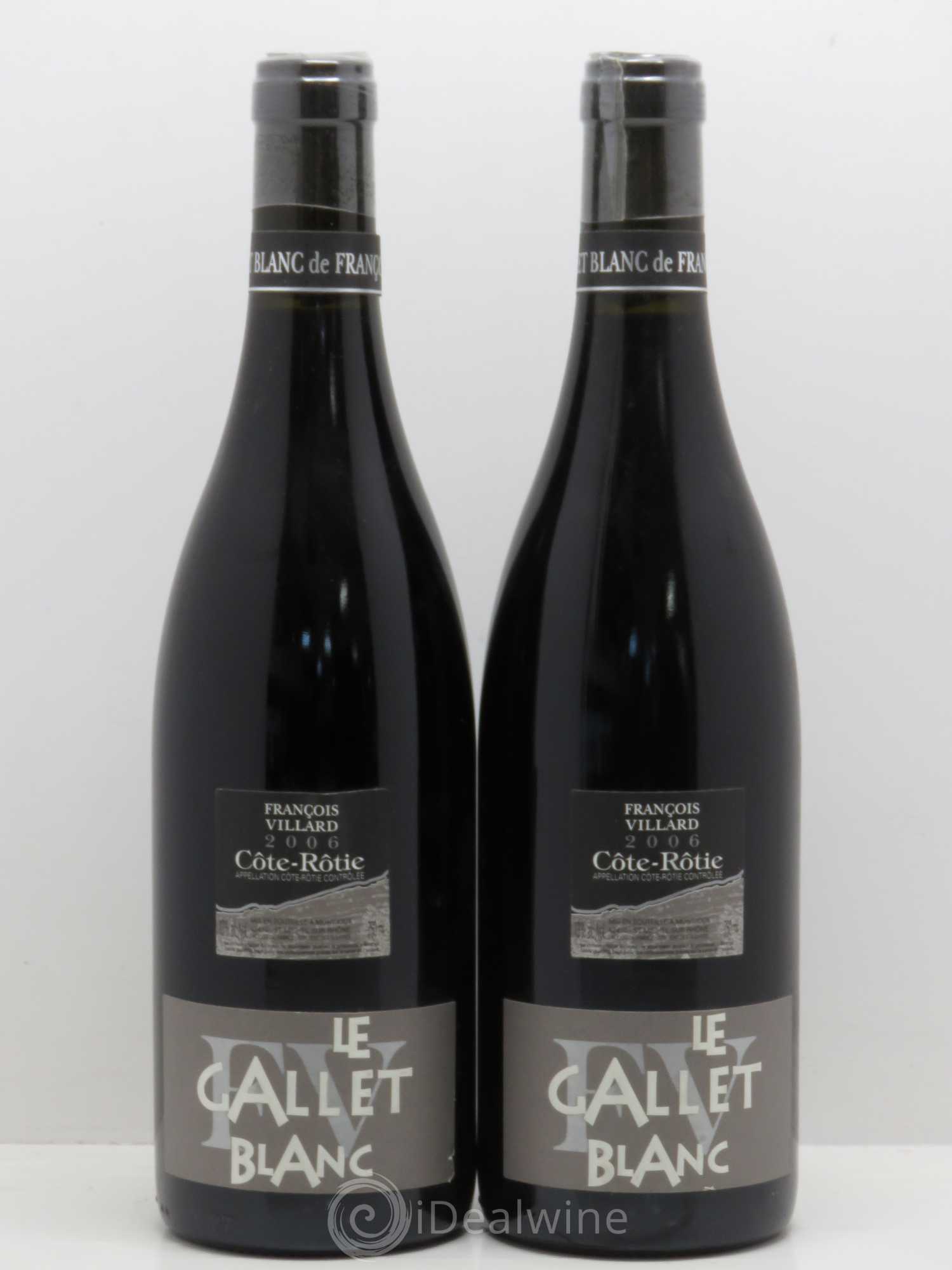 Côte-Rôtie Le Gallet Blanc François Villard 2006 - Lot de 2 bouteilles - 0