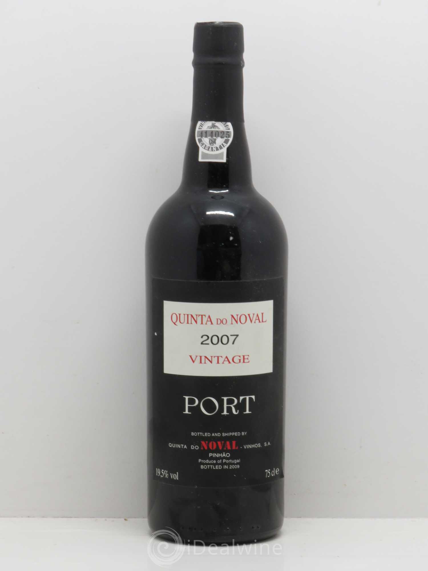 Porto Quinta Do Noval Vintage 2007 - Lot de 1 bouteille - 0