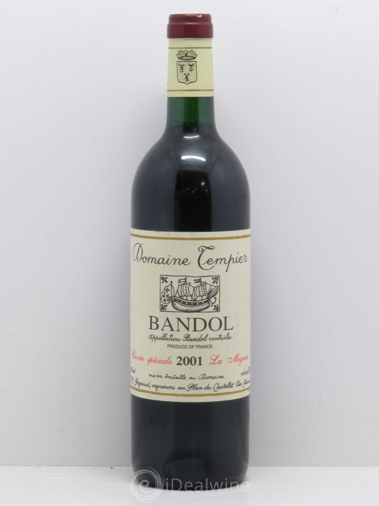 Bandol Domaine Tempier Cuvée La Migoua Famille Peyraud 2001 - Lot de 1 bouteille - 0