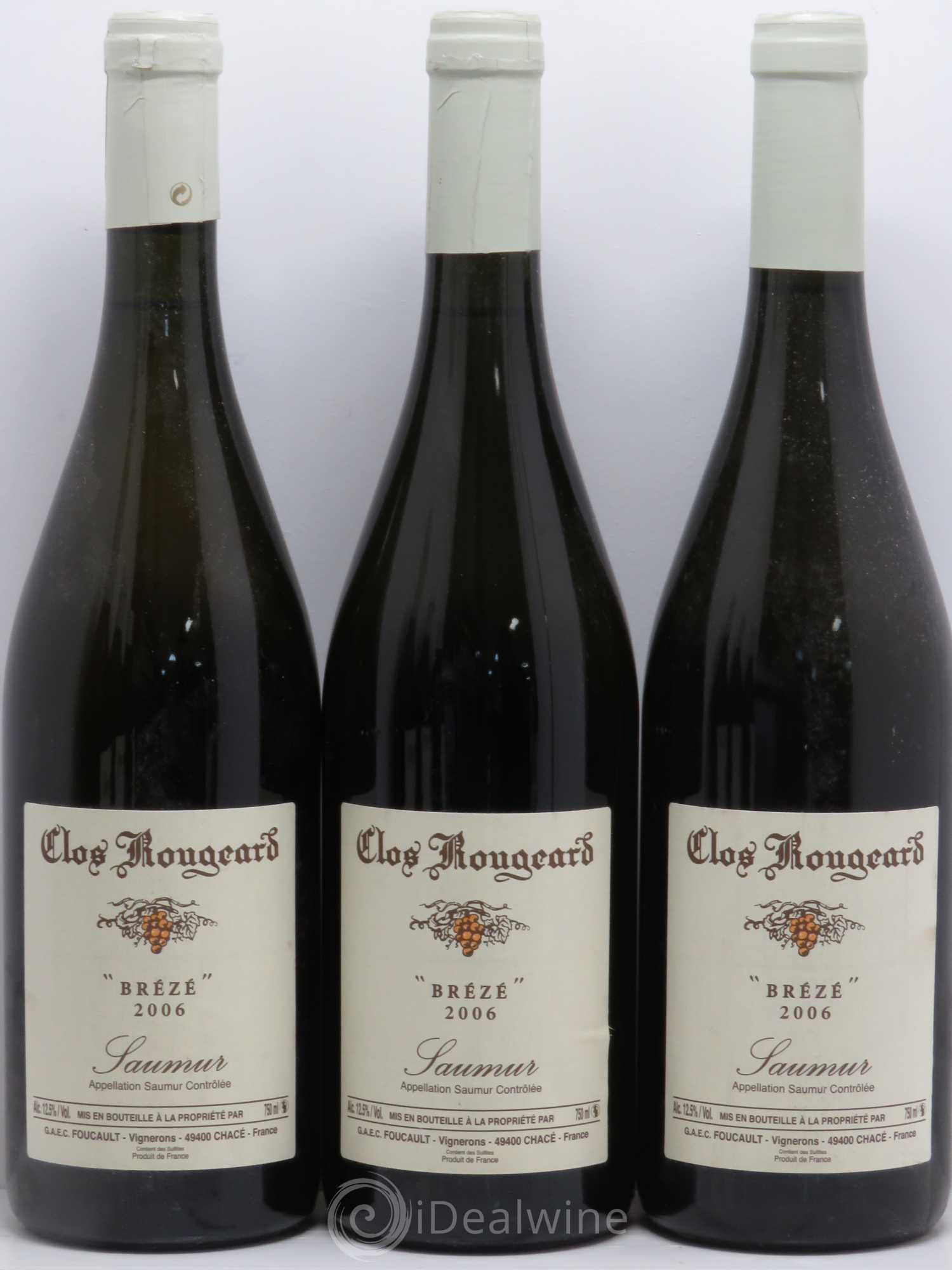 Saumur Brézé Clos Rougeard 2006 - Lot de 6 bouteilles - 1