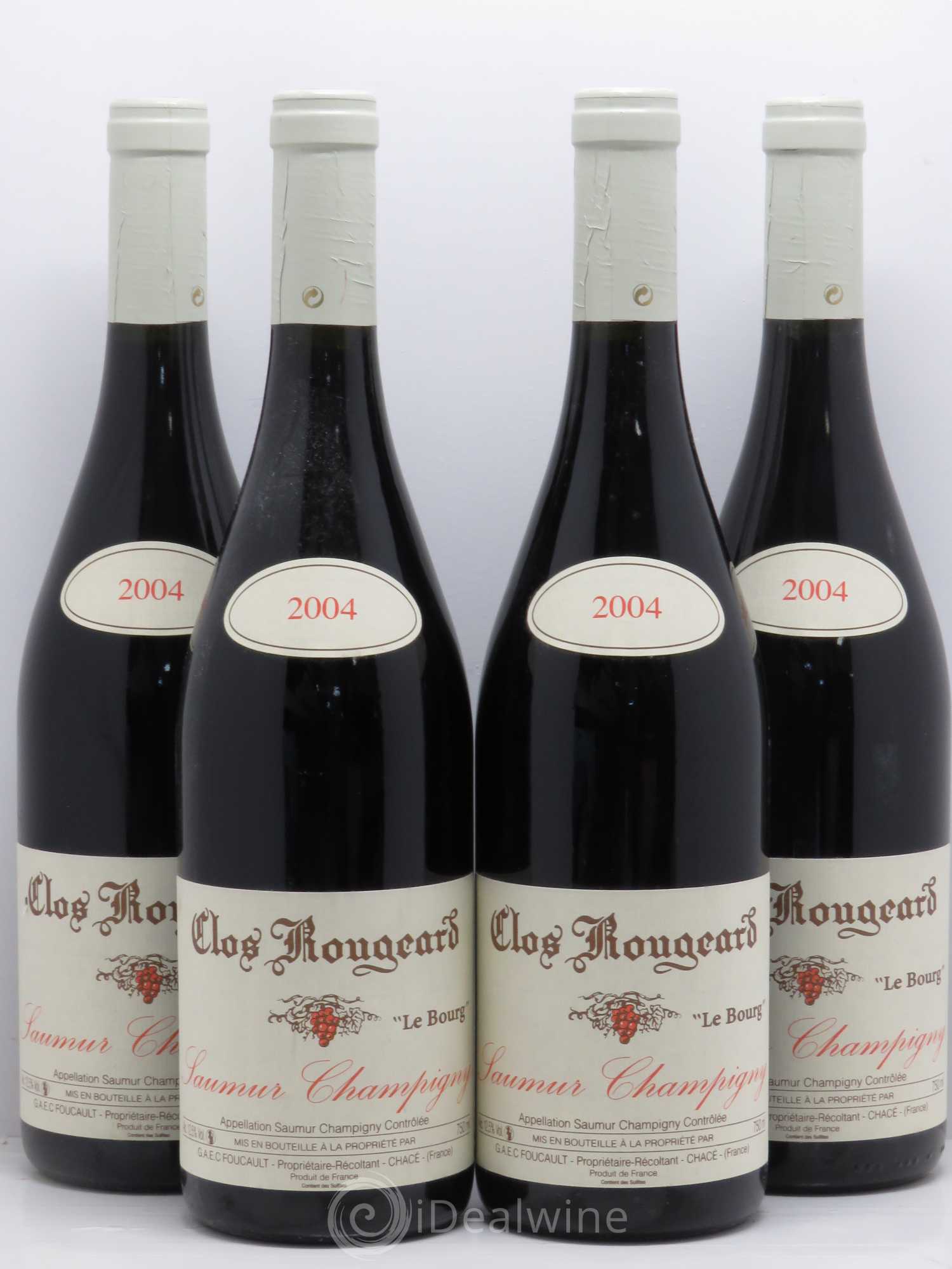 Saumur-Champigny Le Bourg Clos Rougeard 2004 - Lot de 4 bouteilles - 0