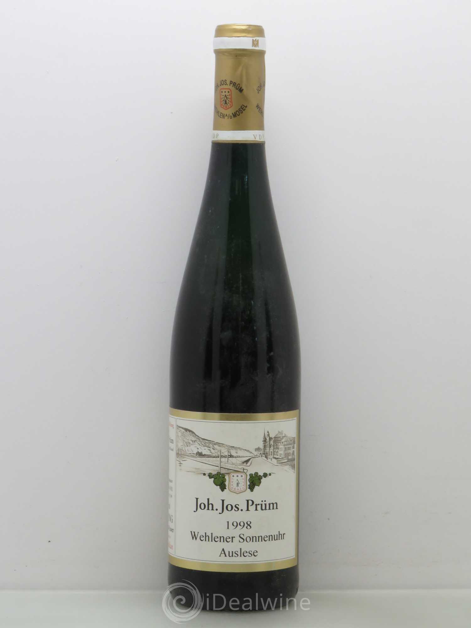 Allemagne Mosel-Saar Joh Jos Prüm Wehlener Sonnenuhr Auslese Gold Capsule 1998 - Posten von 1 Flasche - 0