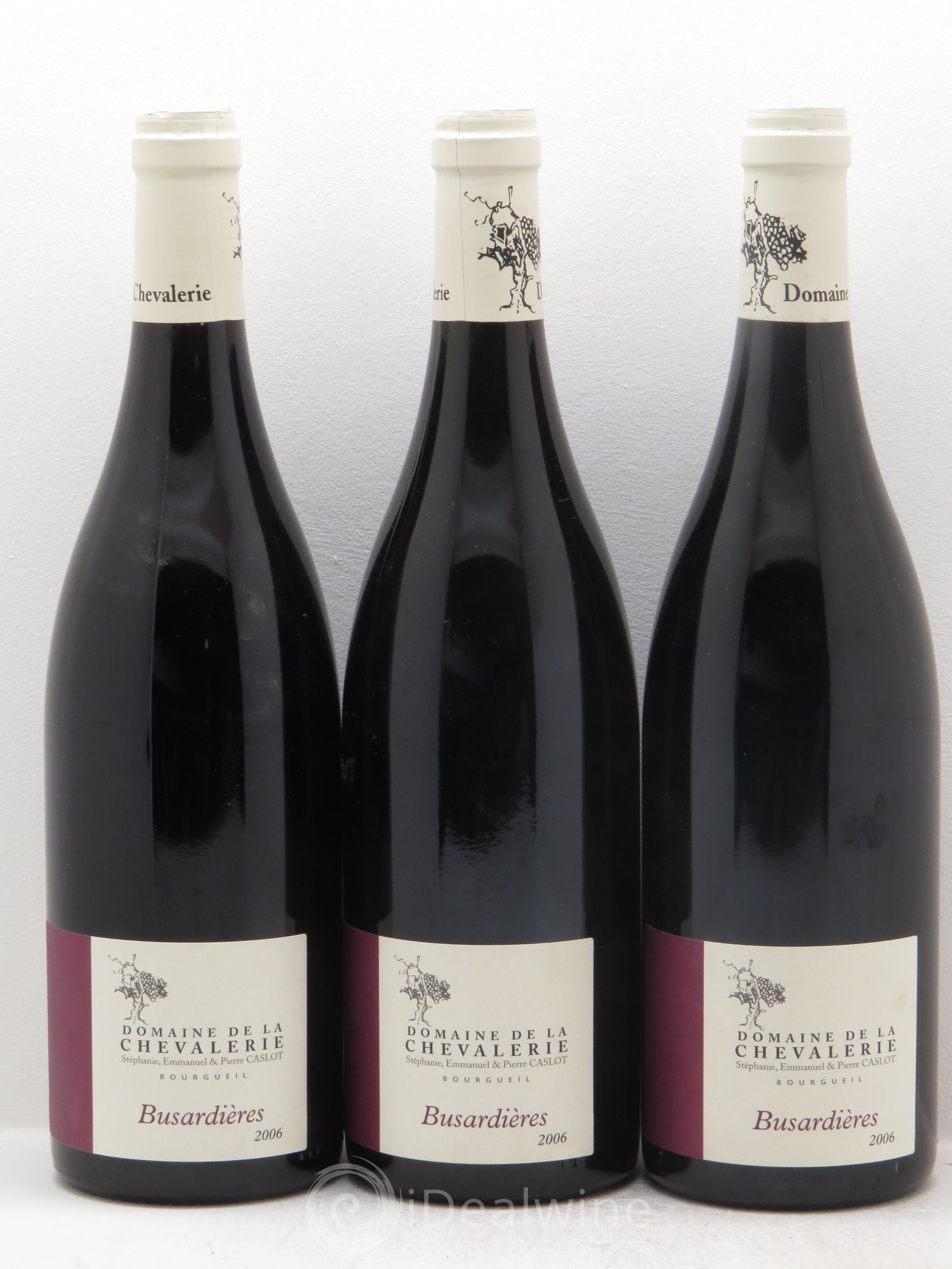 Bourgueil Busardières Domaine de la Chevalerie 2006 - Lot de 3 bouteilles - 0