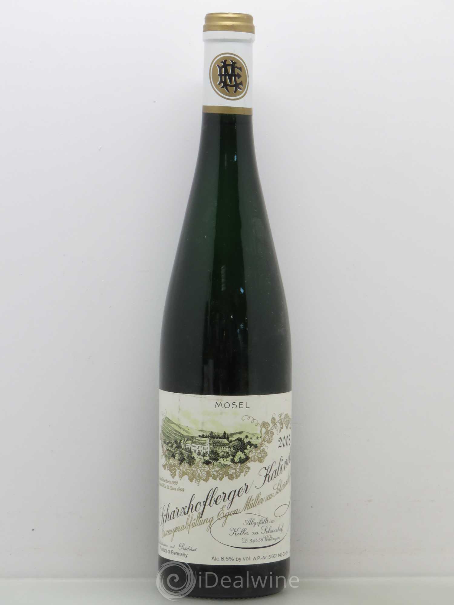 Allemagne Mosel-Saar Egon Müller Schwarzorfberger Kabinett 2008 - Posten von 1 Flasche - 0