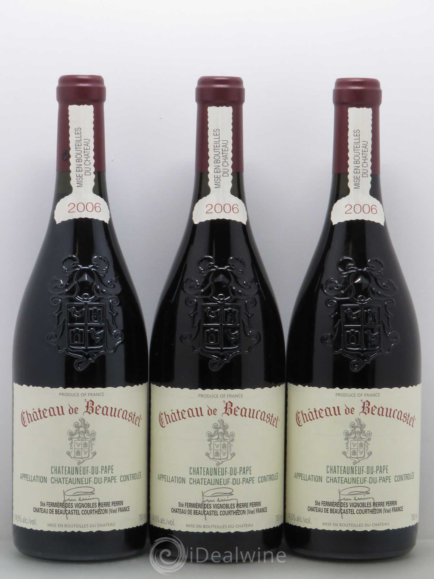 Châteauneuf-du-Pape Château de Beaucastel Famille Perrin 2006 - Lot de 6 bouteilles - 2