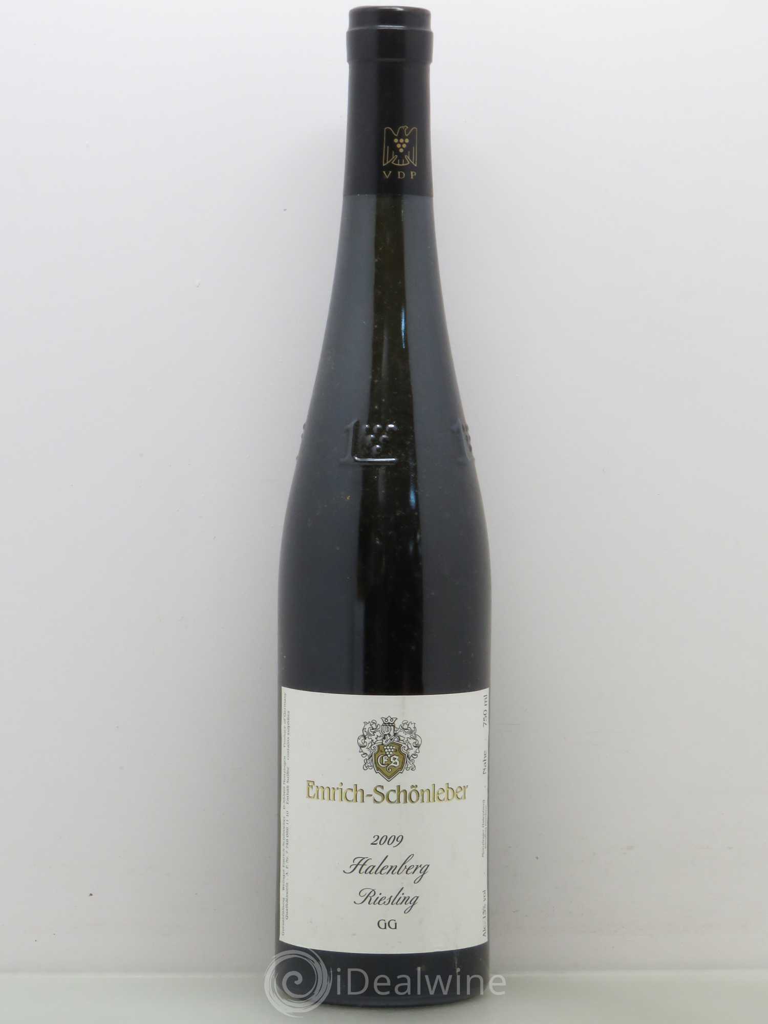 Allemagne Mosel-Saar Emrich Schönleber Riesling Halenberg GG 2009 - Lot de 1 bouteille - 0