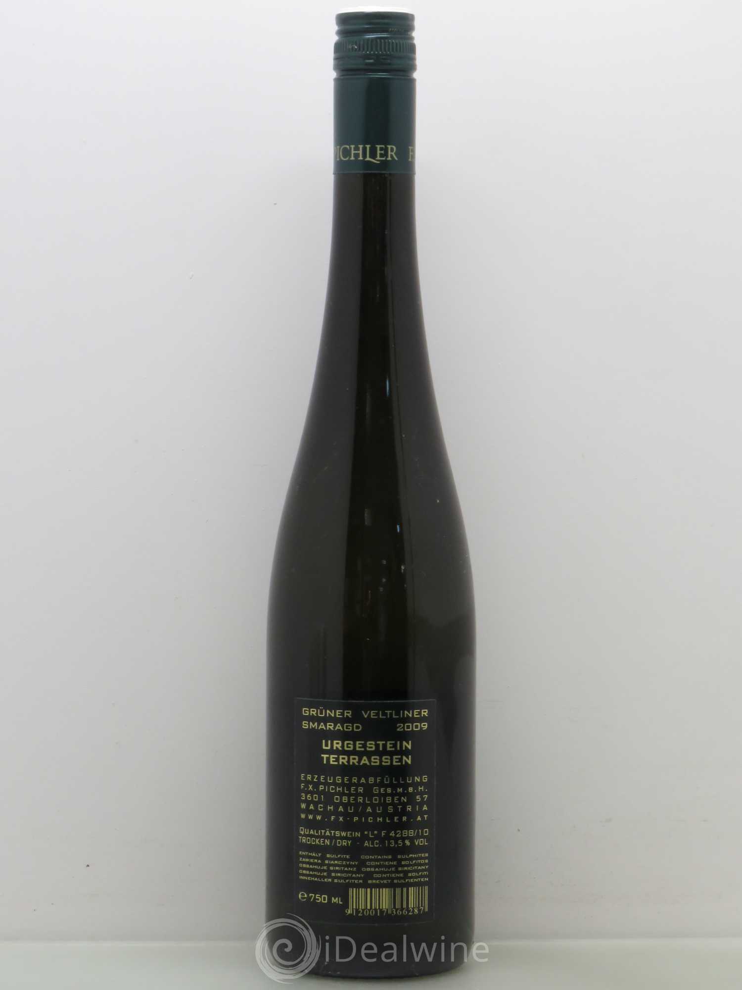 Autriche FX Pichler Gruner Vetliner Smarag Urgestein Terrassen 2009 - Posten von 1 Flasche - 1