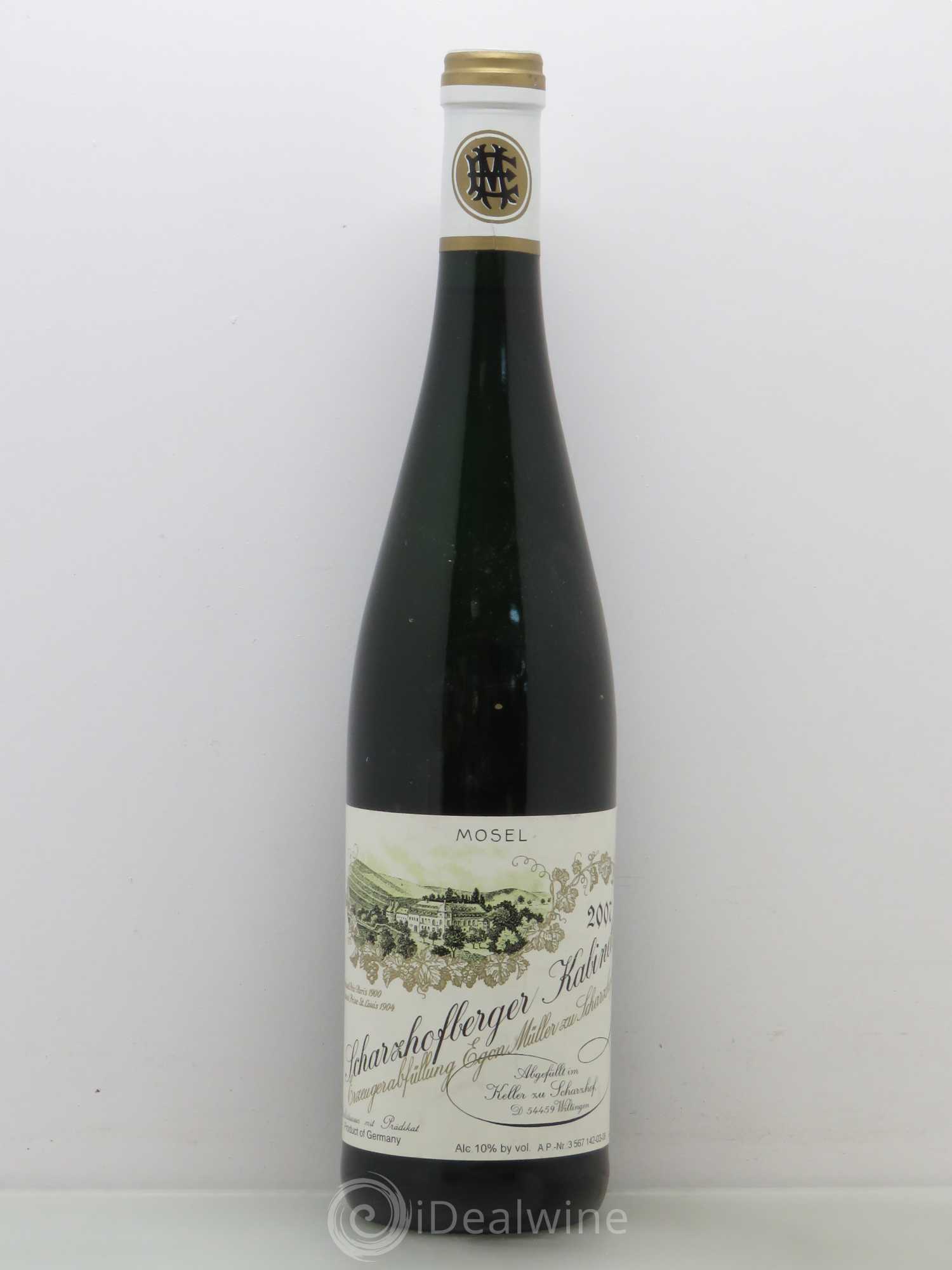 Allemagne Mosel-Saar Egon Müller Schwarzorfberger Kabinett 2007 - Posten von 1 Flasche - 0