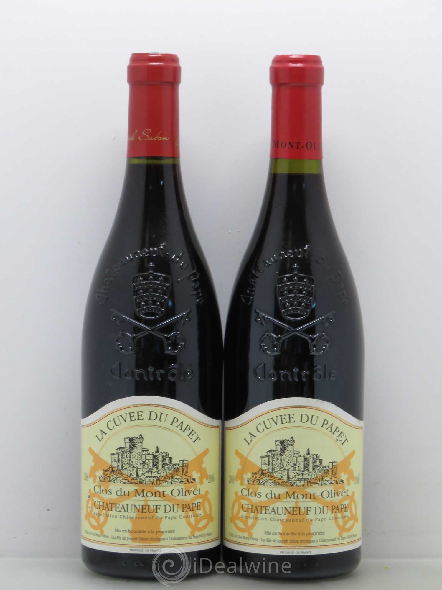 Châteauneuf-du-Pape Cuvée du Papet Clos du Mont-Olivet 2006 - Lot de 2 bouteilles - 0
