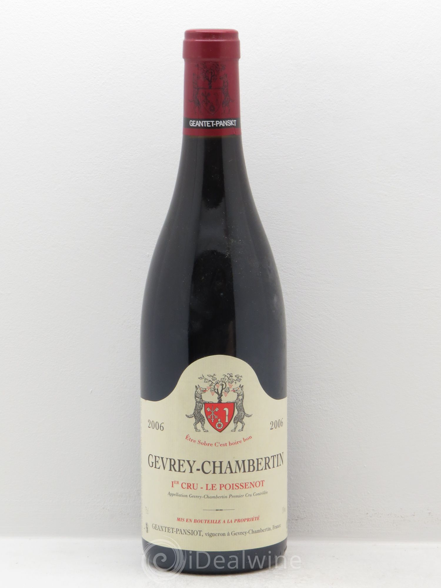 Gevrey-Chambertin 1er Cru Le Poissenot Geantet-Pansiot 2000 - Lot de 1 bouteille - 0