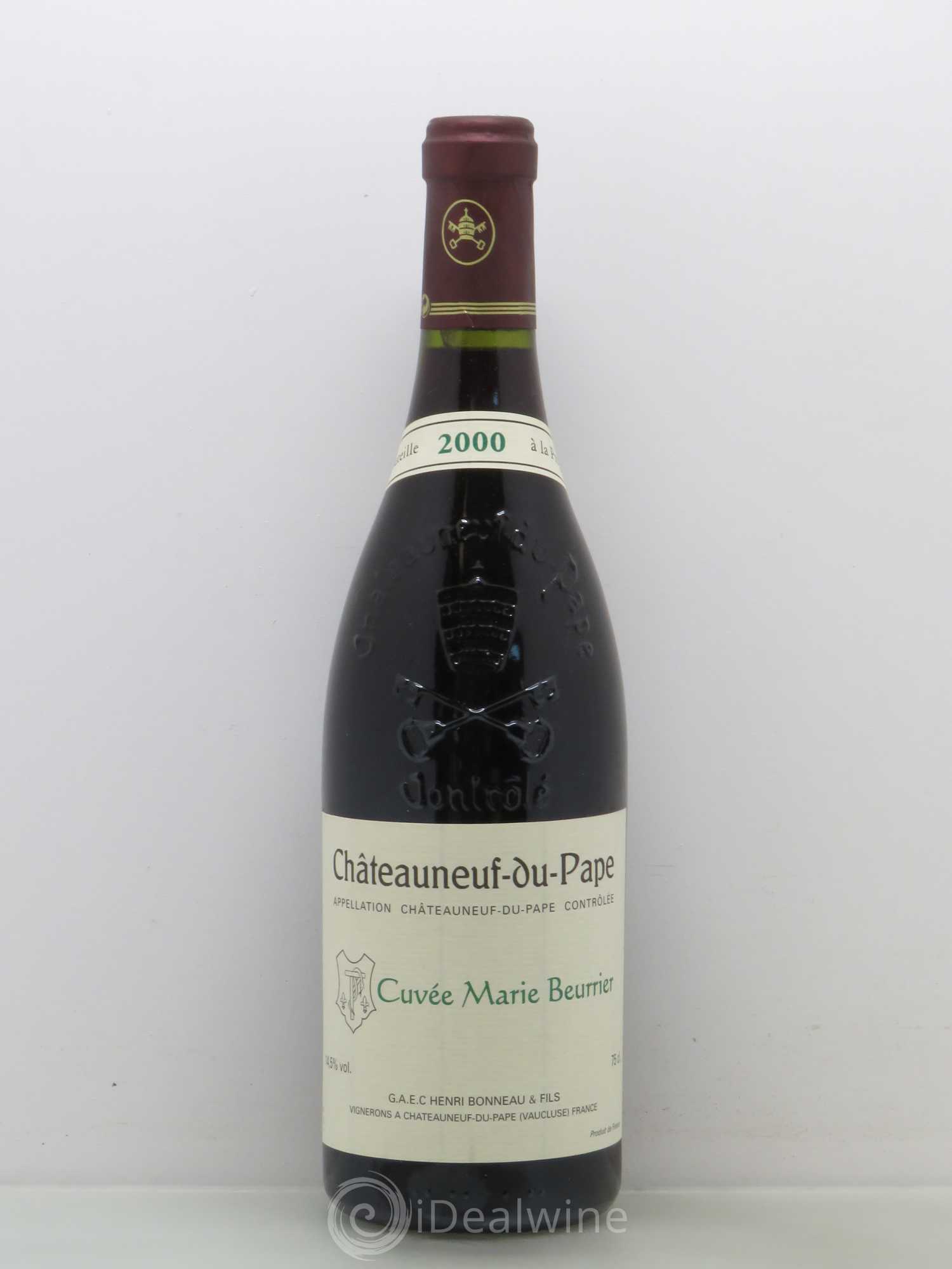 Châteauneuf-du-Pape Marie Beurrier Henri Bonneau & Fils 2000 - Lot de 1 bouteille - 0