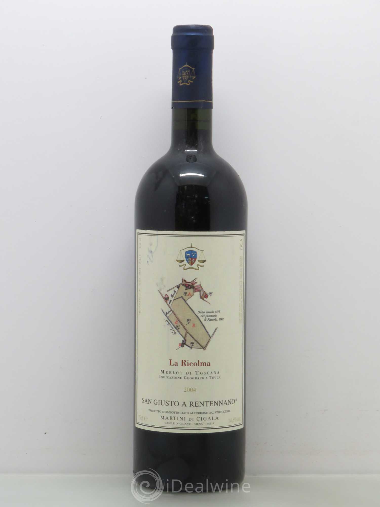Italie Fattoria San Giusto a Rentennano La Ricolma 2004 - Lot de 1 bouteille - 0