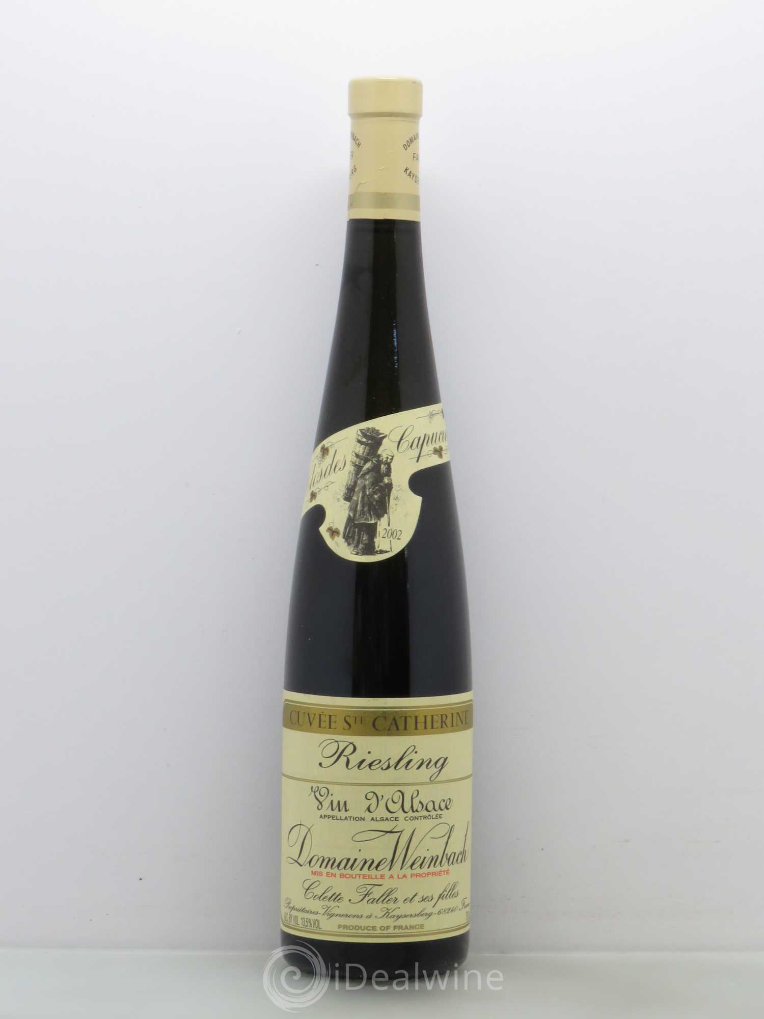 Alsace Riesling Cuvée Sainte-Catherine Weinbach (Domaine) 2002 - Lot de 1 bouteille - 0